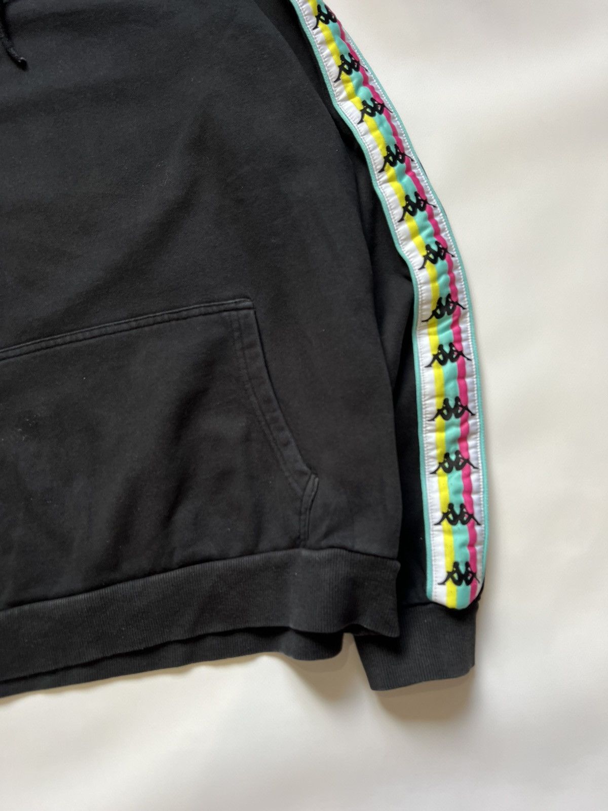 Kappa Vintage Kappa Black Basic Hoodie Size US M / EU 48-50 / 2 - 2 Thumbnail