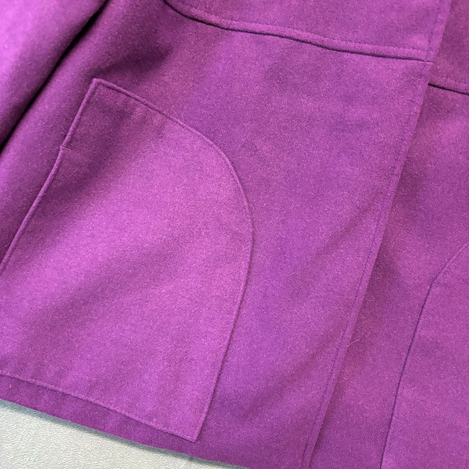 Other Chico's Purple Blazer Size 2 US Small Open Front Preppy Soft Size S / US 4 / IT 40 - 6 Thumbnail
