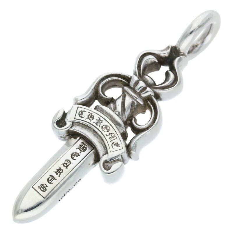 Chrome Hearts Double Dagger Pendant Necklace