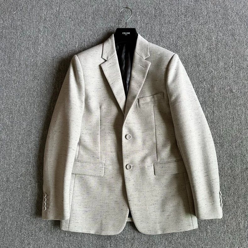 Dior Dior Grey snowflake wool suit suit Size US M / EU 48-50 / 2 - 1 Thumbnail