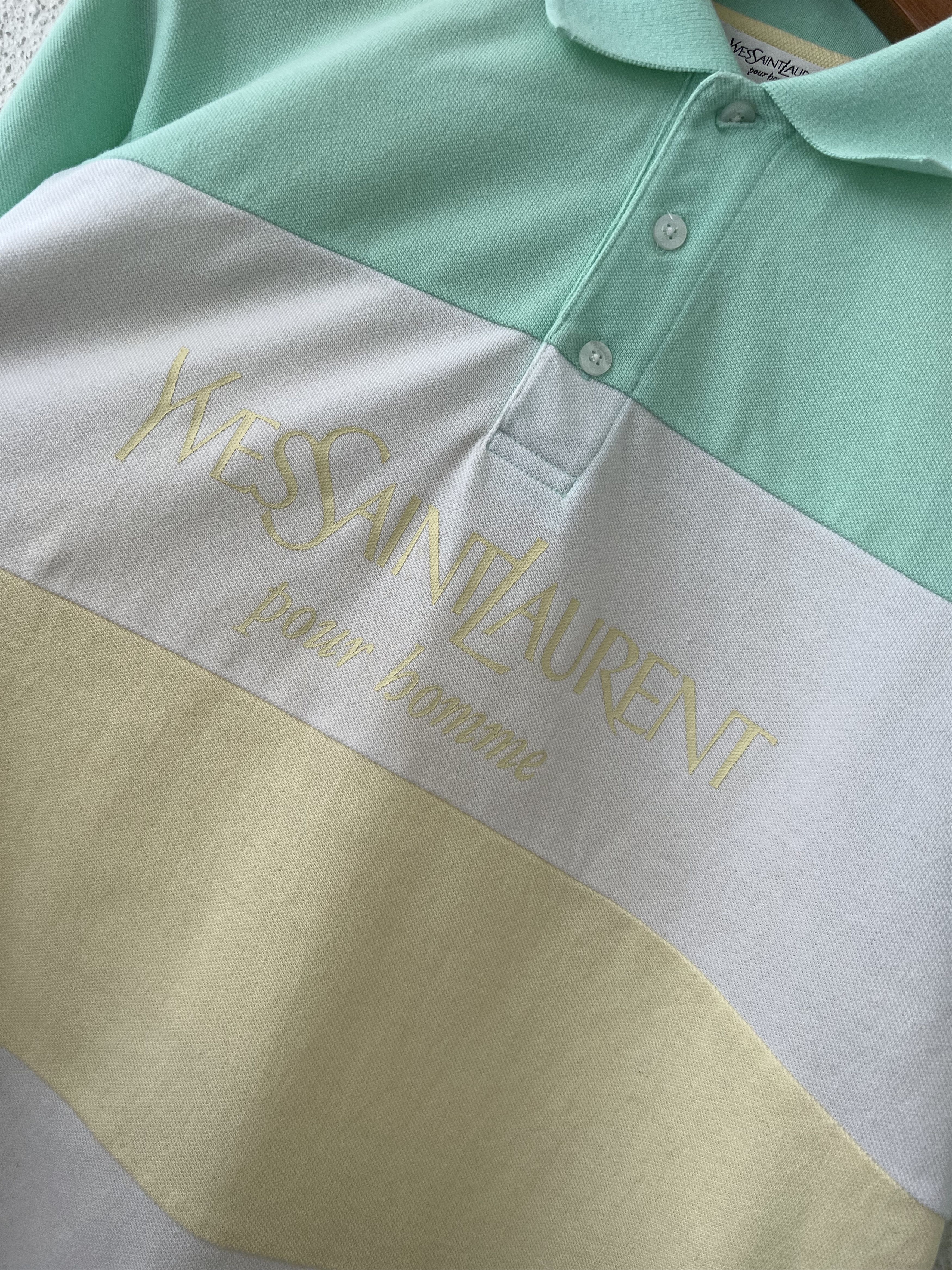 Yves Saint Laurent Yves Saint Laurent Polo Shirt M Size US M / EU 48-50 / 2 - 2 Thumbnail