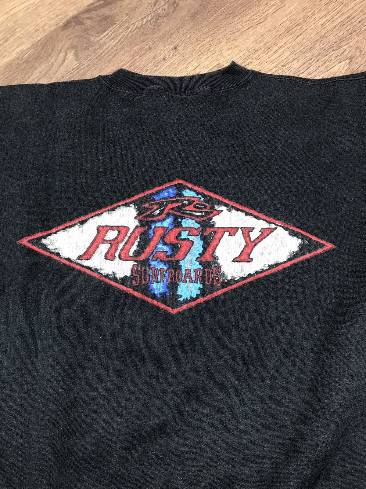 Rusty Vintage 90s Rusty Big Logo Sweatshirt Size US XL / EU 56 / 4 - 6 Thumbnail