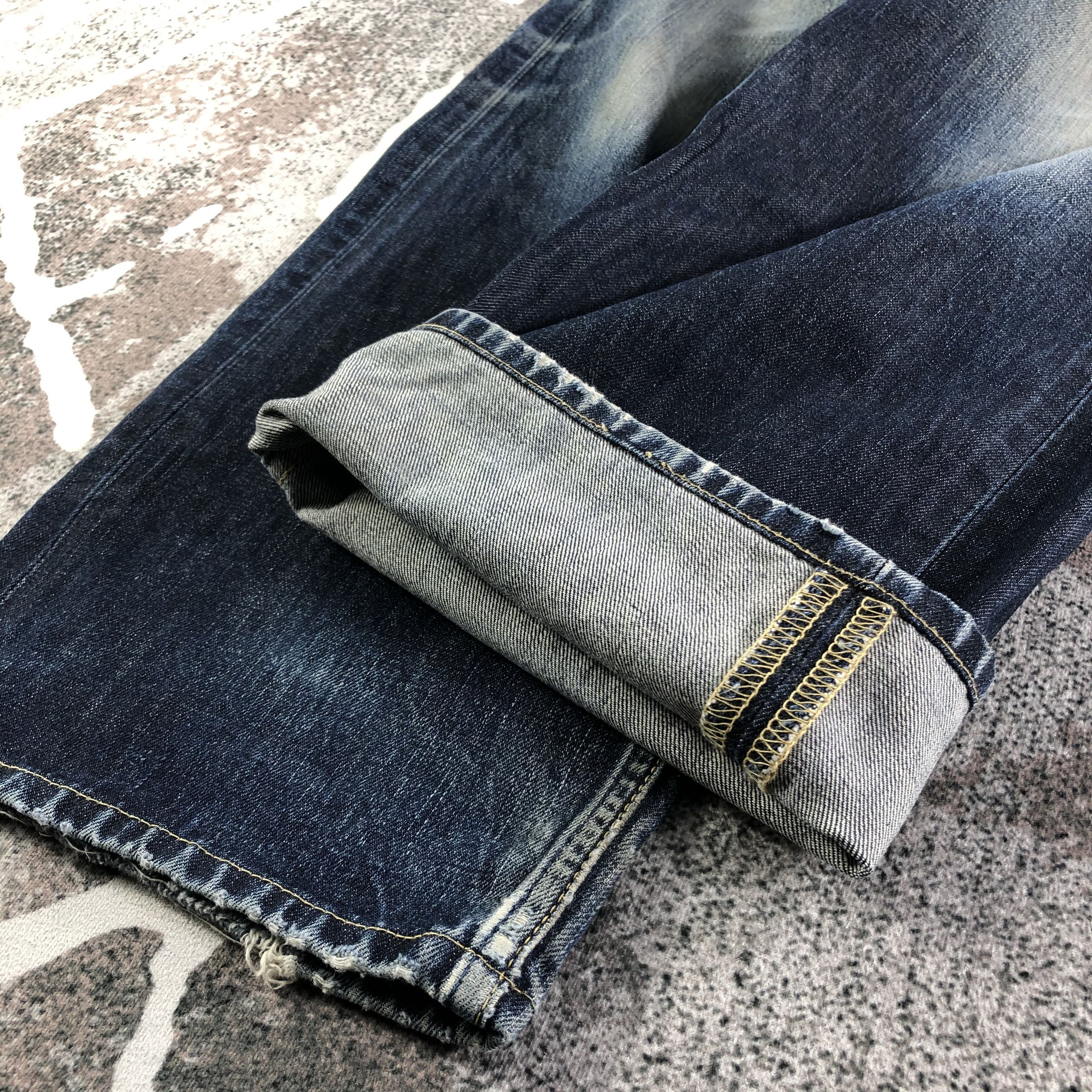 Levi's Distress Vintage Levis 503 Jeans Faded Blue KJ2424 Size US 32 / EU 48 - 7 Thumbnail