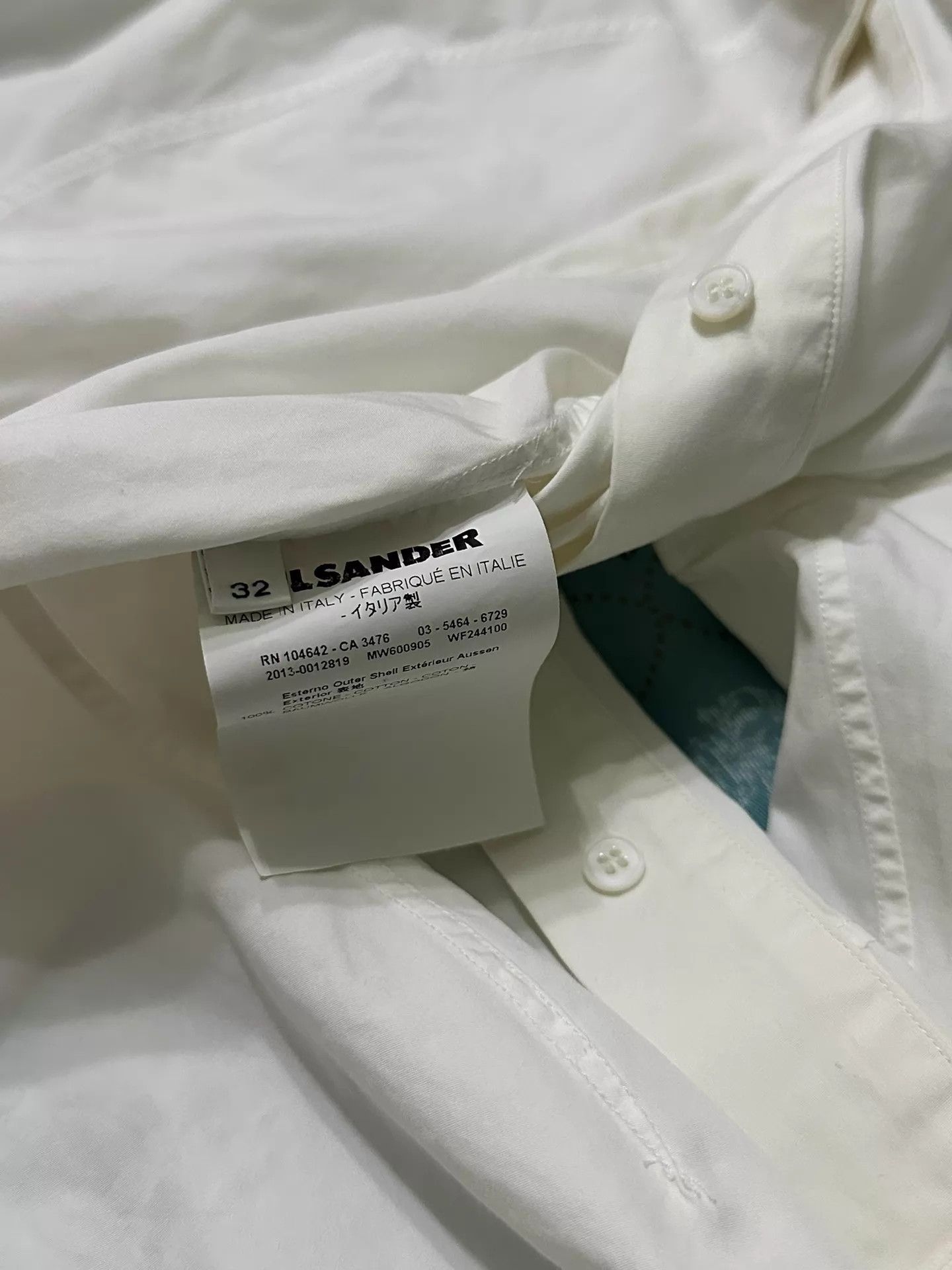 Jil Sander Jil Sander Women's Slim Fit Shirt Size XXS / US 00 / IT 34 - 4 Thumbnail