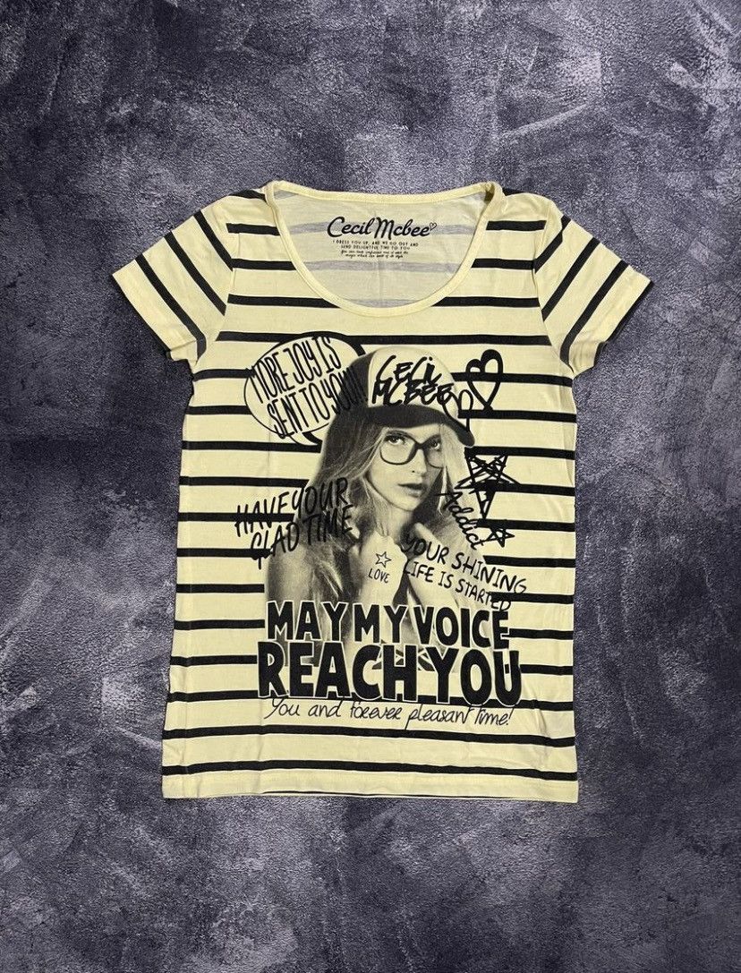 Japanese Brand Y2K Cecil Mcbee T Shirt Size M / US 6-8 / IT 42-44 - 1 Thumbnail