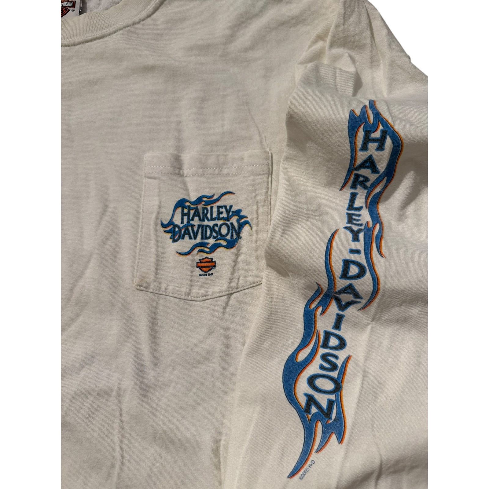 Vintage Vintage Vreeland's HD V-Twin Long Sleeve Bloomsburg PA Size US XL / EU 56 / 4 - 3 Thumbnail