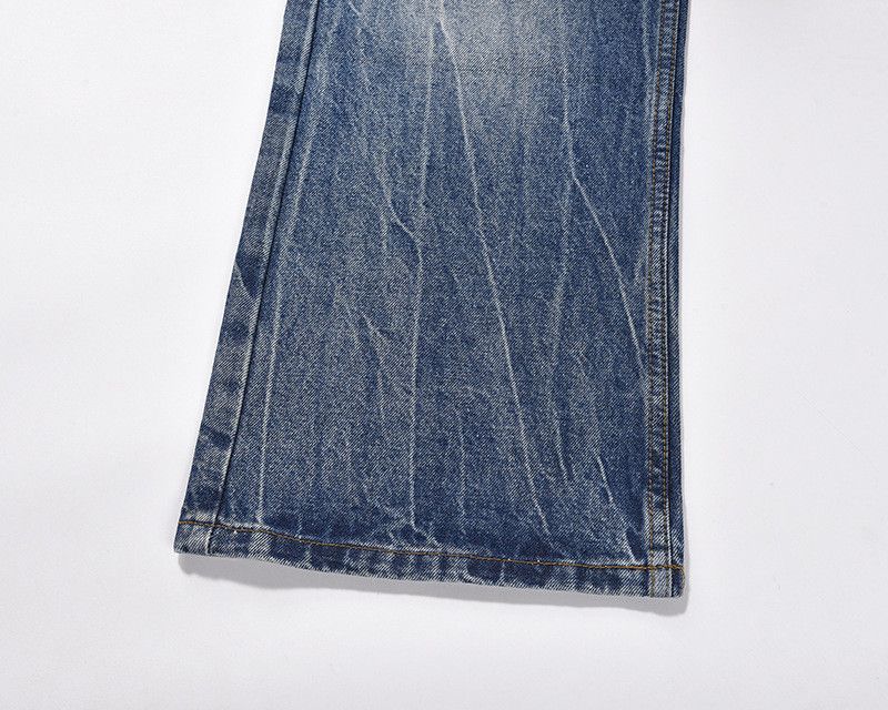 Vintage American high street style Vibe lightning blue jeans Size US 32 / EU 48 - 5 Thumbnail
