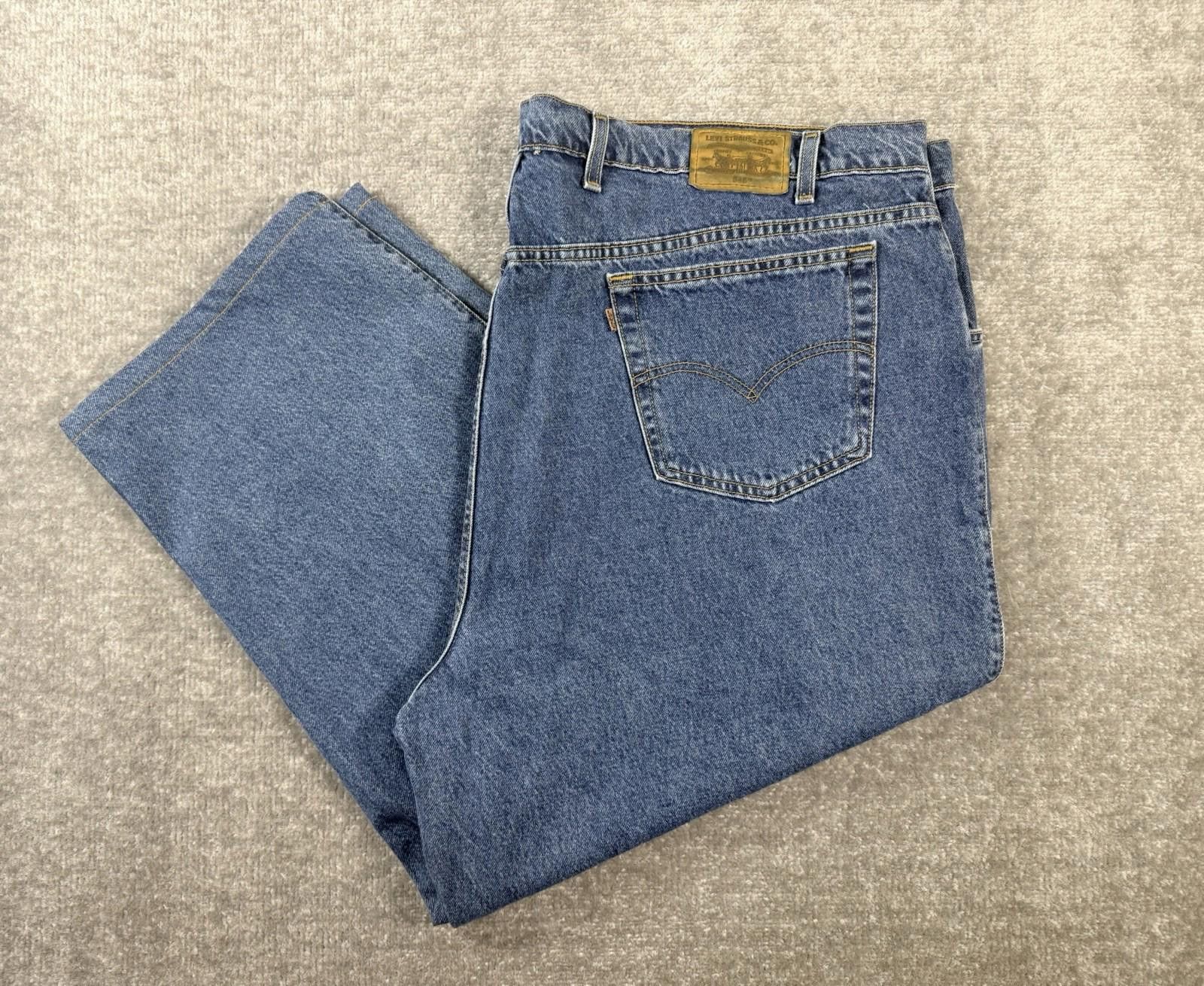 Levi's Vintage 90s Levis 545 Leg Brown Tab Jeans Mens Size 52x27 Size US 44 / EU 60 - 1 Thumbnail
