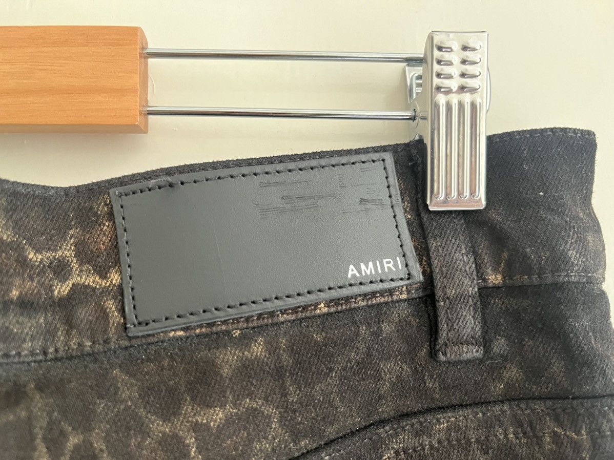 Amiri Amiri Leopard print blown knee Jeans Size US 36 / EU 52 - 4 Thumbnail