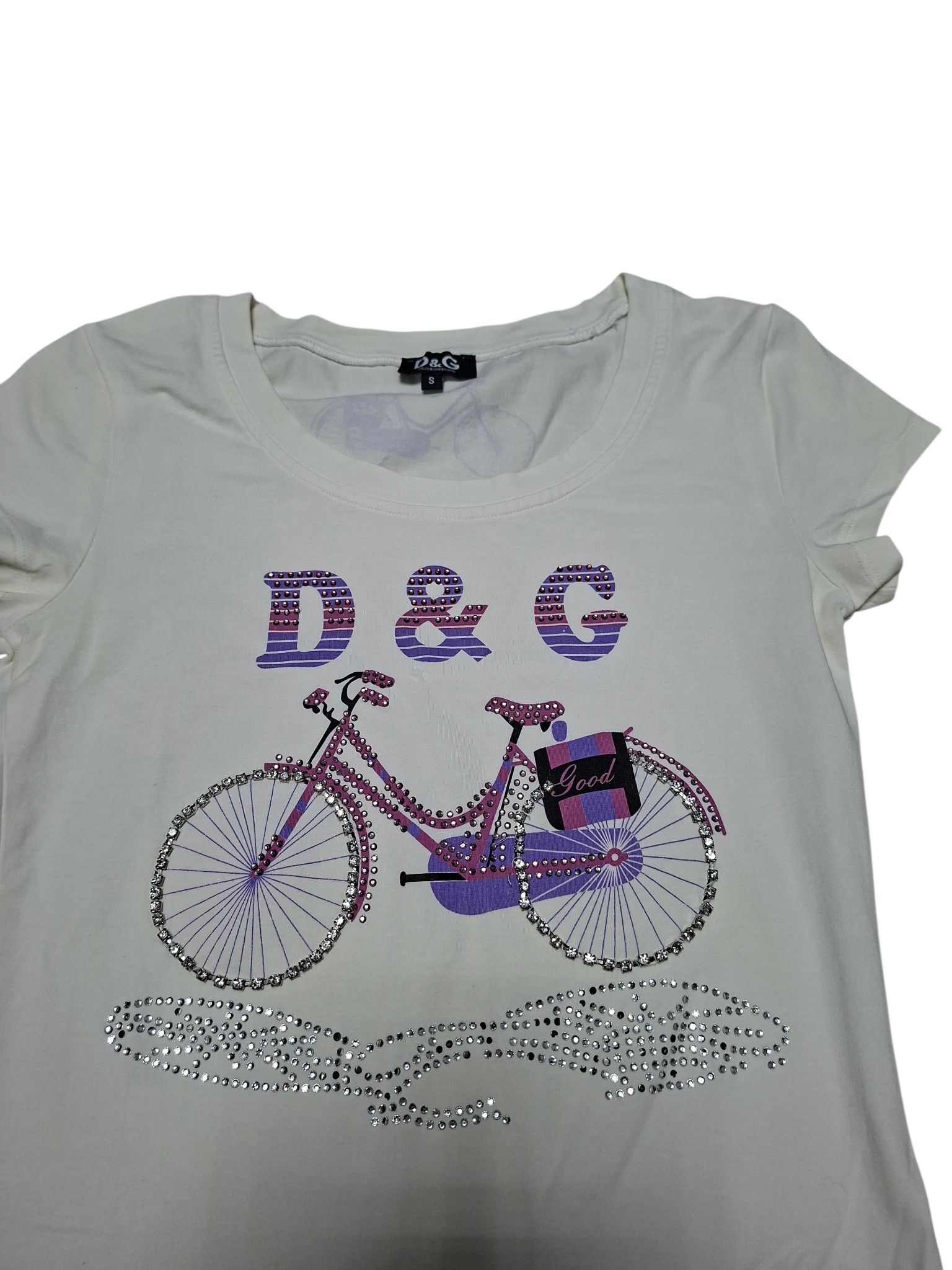 Dolce & Gabbana DOLCE GABBANA DG VINTAGE LADY`S BICYCLE TEE Size S / US 4 / IT 40 - 2 Thumbnail