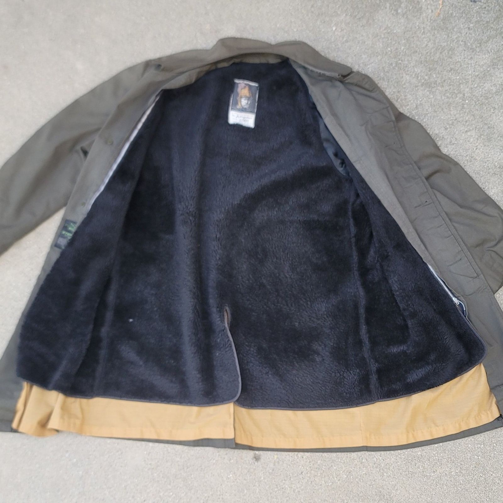The Unbranded Brand Vtg Alligator Stormwind Military Green Trench Coat Size US L / EU 52-54 / 3 - 4 Thumbnail
