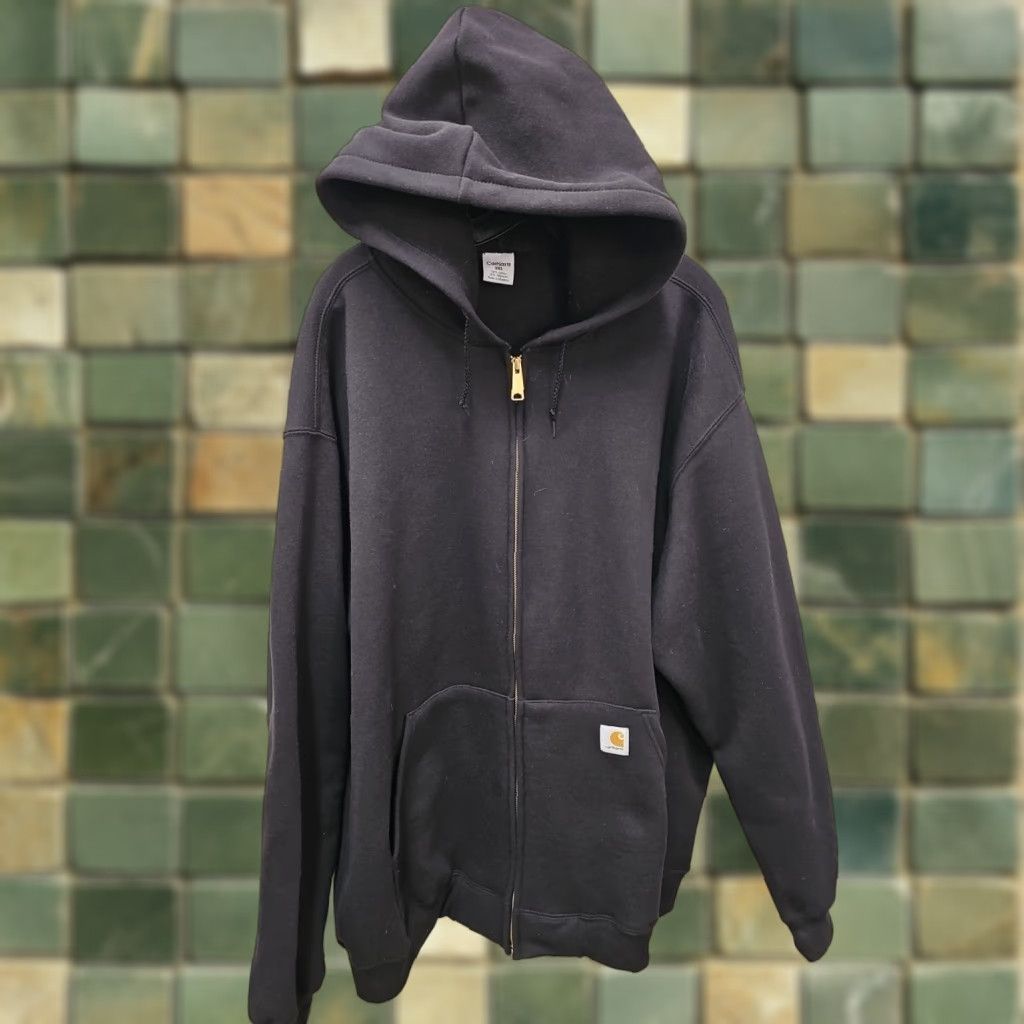 Carhartt Vintage Carhartt Hoodie K122 BLK Black Full Zip Adult 3XL Mens Sweatshirt Hooded Pullover Zip Sp Size US XXL / EU 58 / 5 - 1 Thumbnail