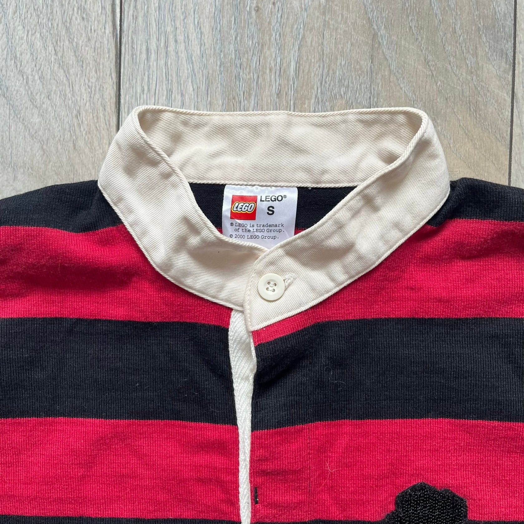 LEGO Lego 2000 Black & Red Rugby Shirt Size US S / EU 44-46 / 1 - 2 Thumbnail