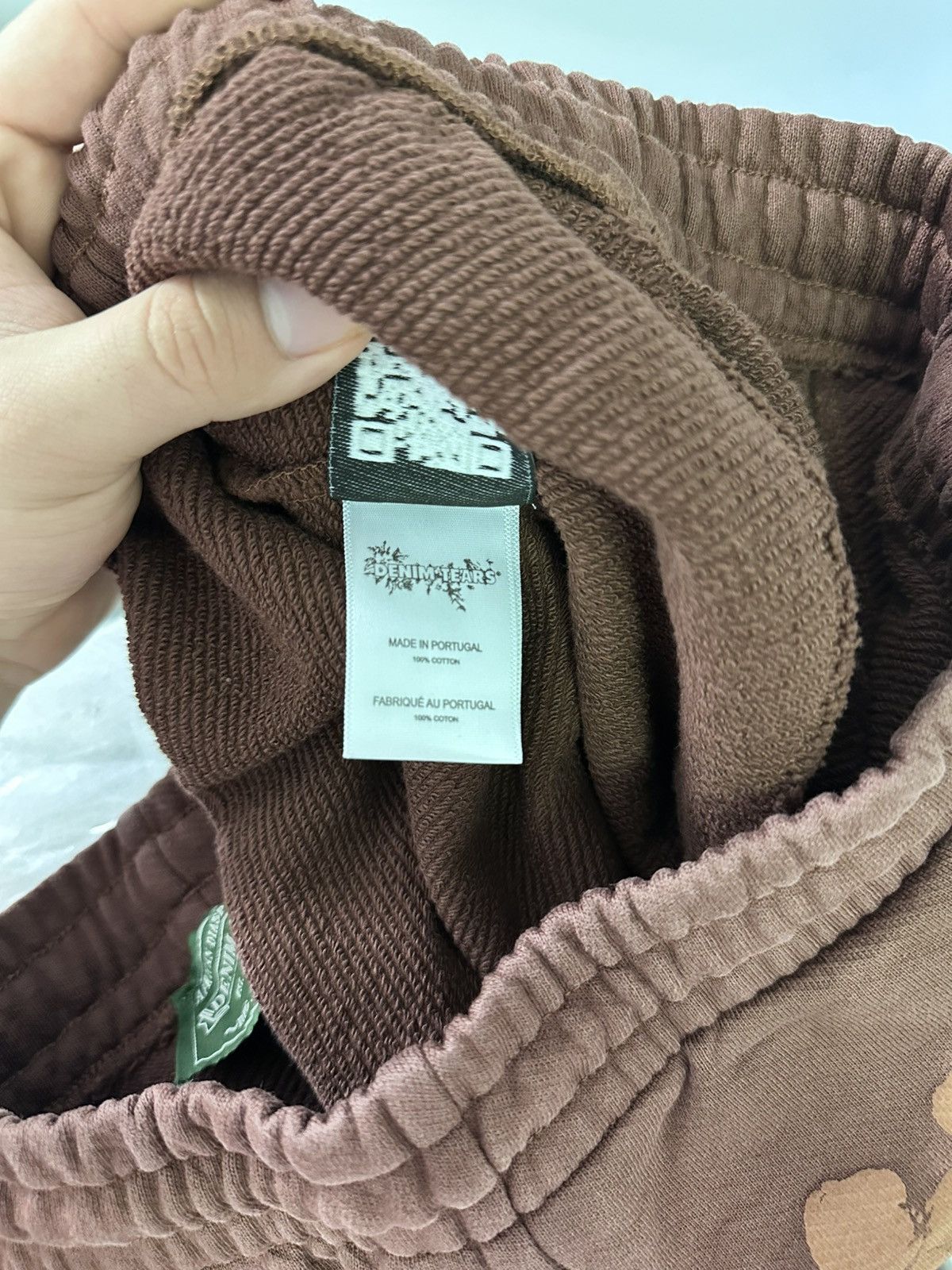 DENIM TEARS Mono Cotton Wreath Sweat Brown (M) Size US 32 / EU 48 - 6 Thumbnail