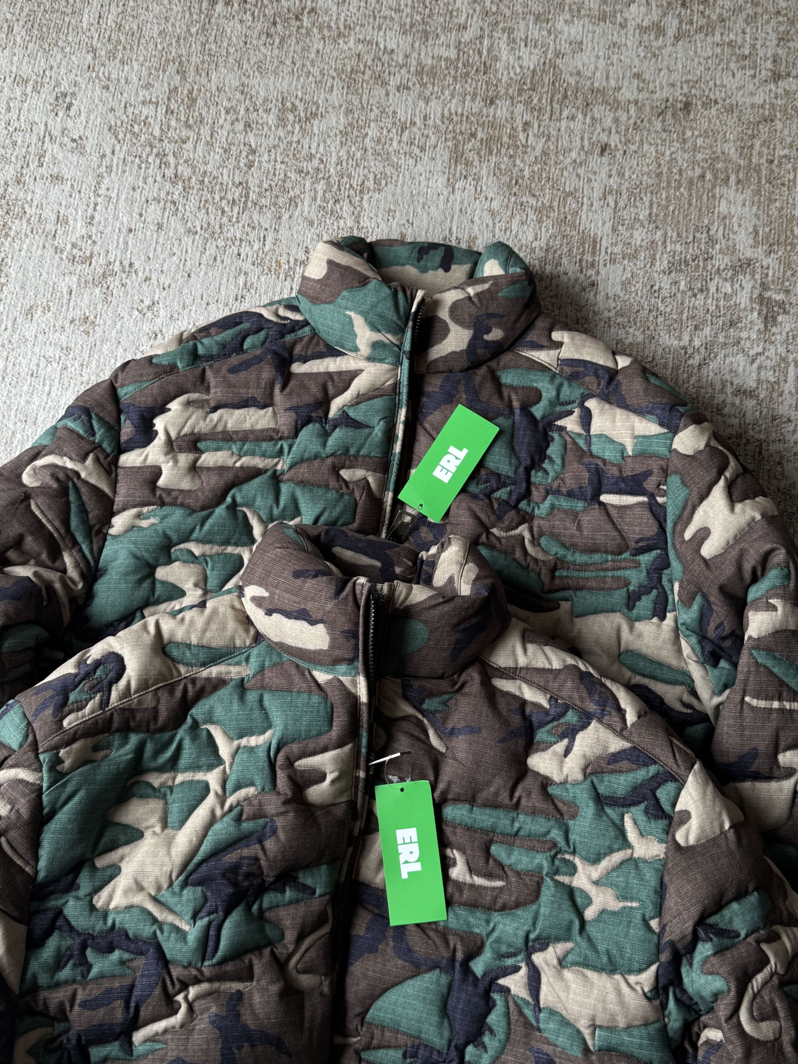 ERL ERL Camouflage Quilted Down Jacket | Brand new | Size S Size US S / EU 44-46 / 1 - 4 Thumbnail