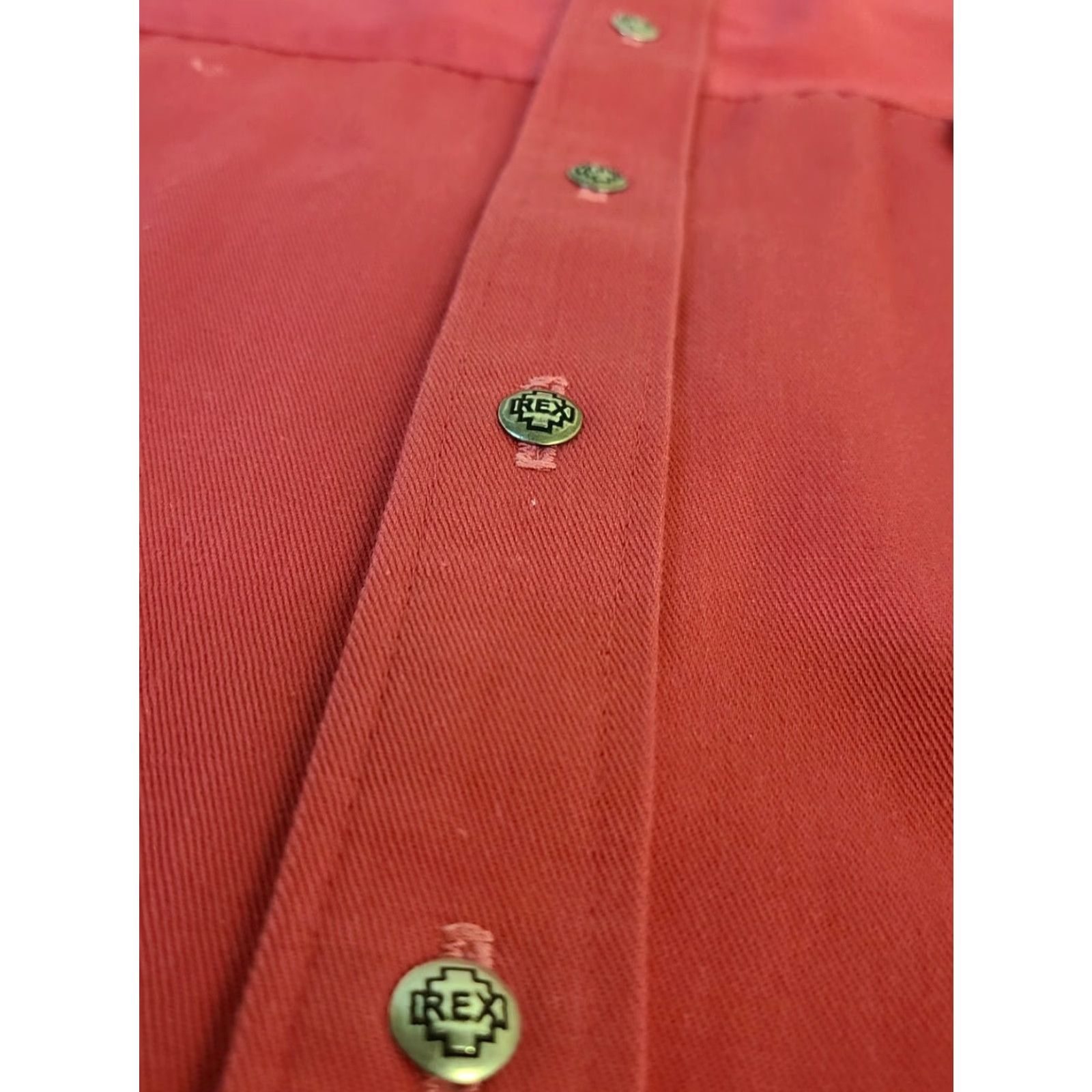 Vintage VINTAGE Ranch Exit Long Sleeve Shirt XL Red Mens 80s 90s Made in USA Size US XL / EU 56 / 4 - 6 Thumbnail