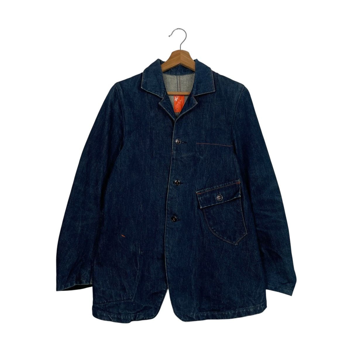 KATO Vtg Kato Tool Project Single Pocket Denim Jacket Size US S / EU 44-46 / 1 - 1 Thumbnail