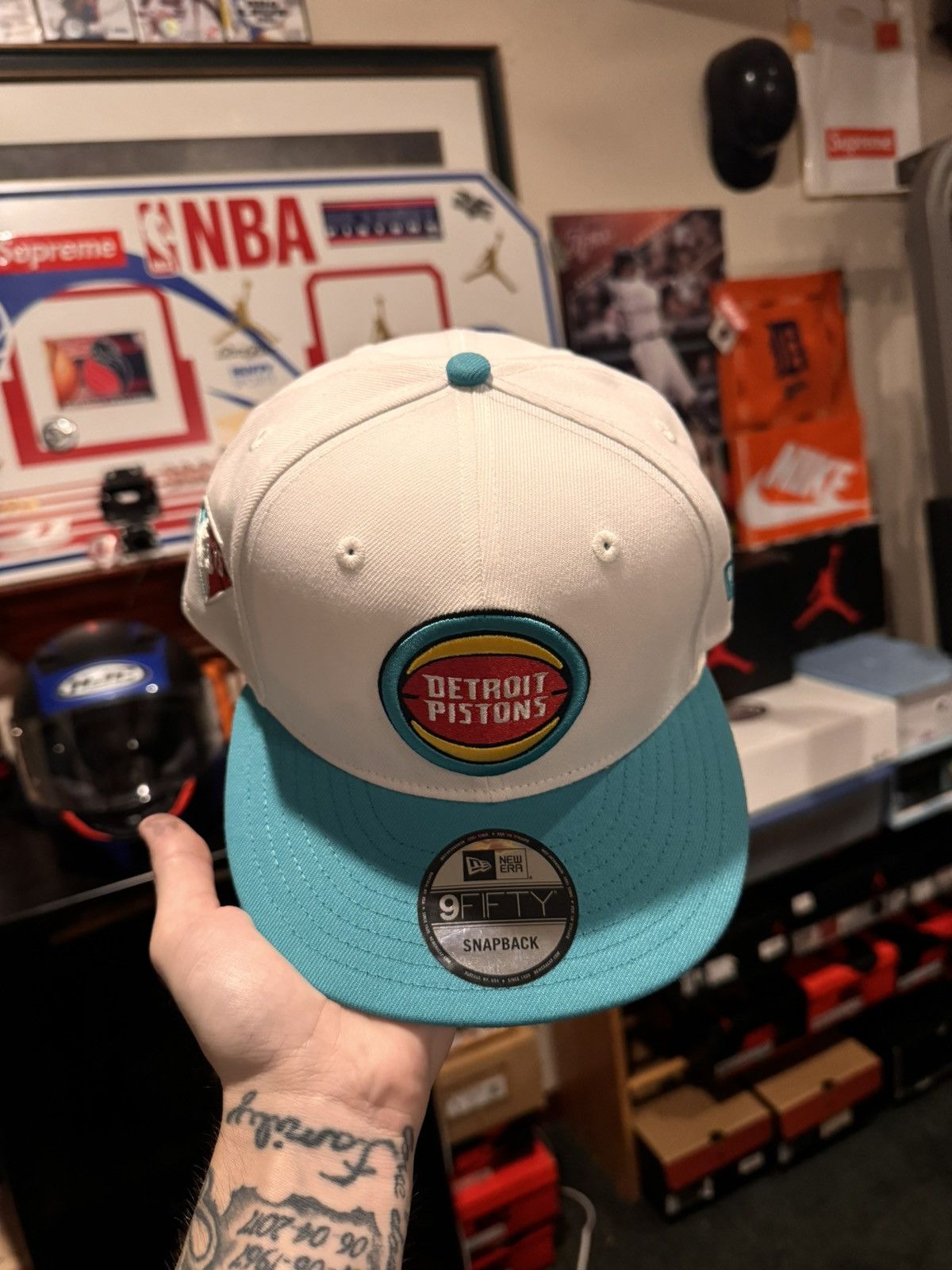 New Era New era 9fifty Detroit Pistons snap Size ONE SIZE - 2 Thumbnail