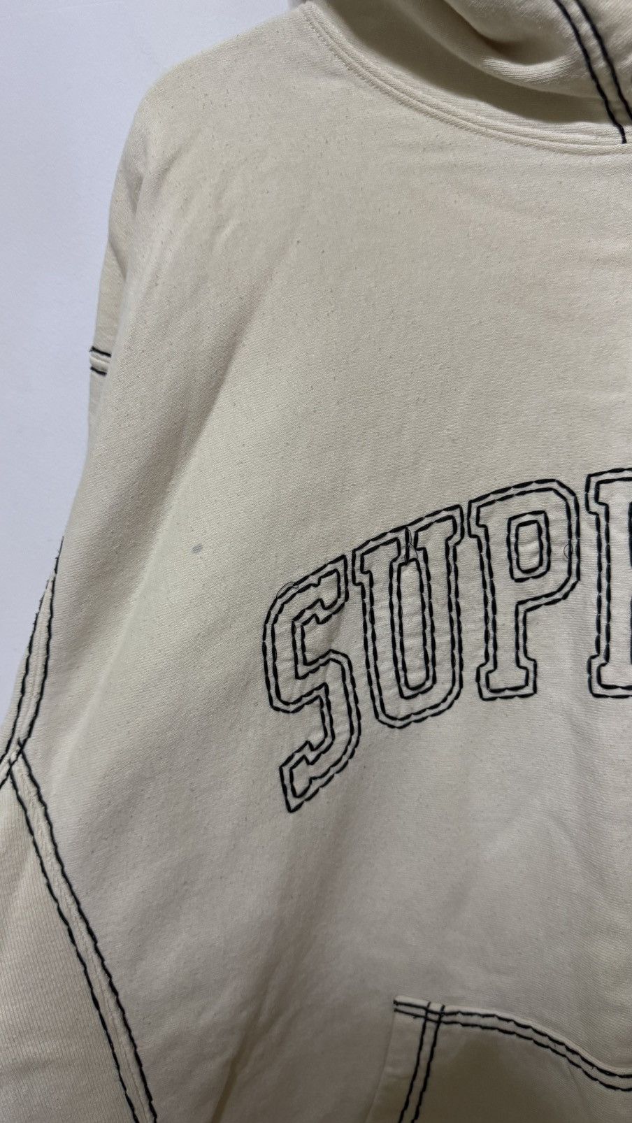 Supreme Supreme Big stitch Hoodie Size US L / EU 52-54 / 3 - 2 Thumbnail