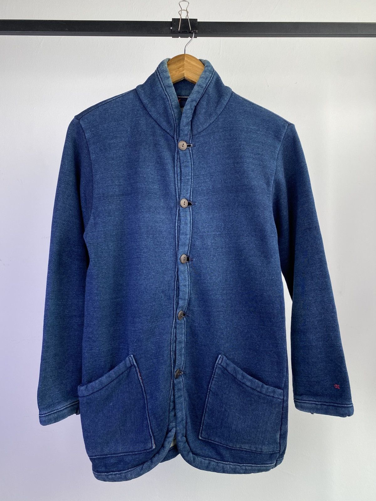 45rpm 45rpm Indigo Button Cardigan Jacket Japan Size US S / EU 44-46 / 1 - 1 Thumbnail