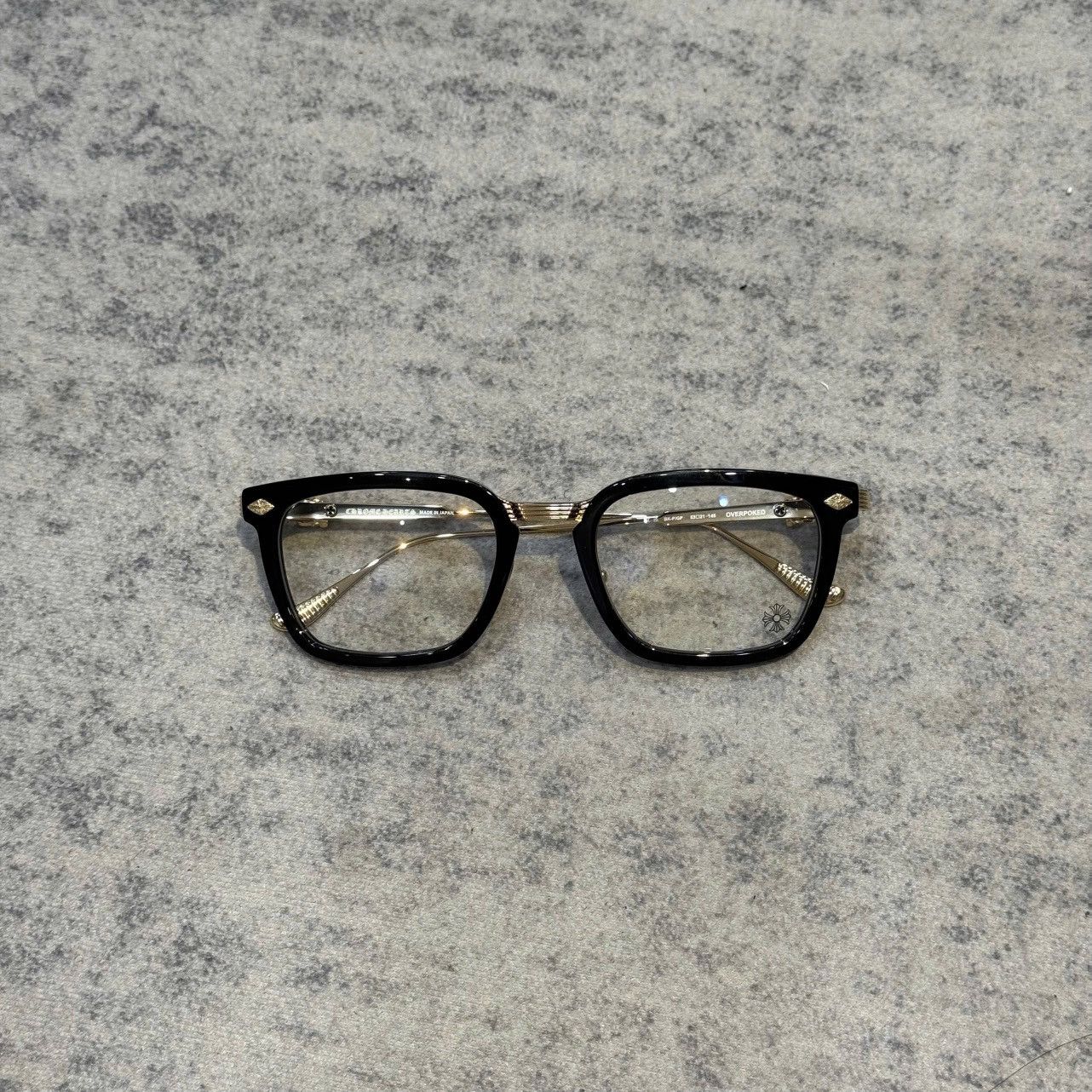 Chrome Hearts CHROME HEARTS OVERPOKED BLACK PLASTIC/GOLD PLATED Size ONE SIZE - 7 Thumbnail