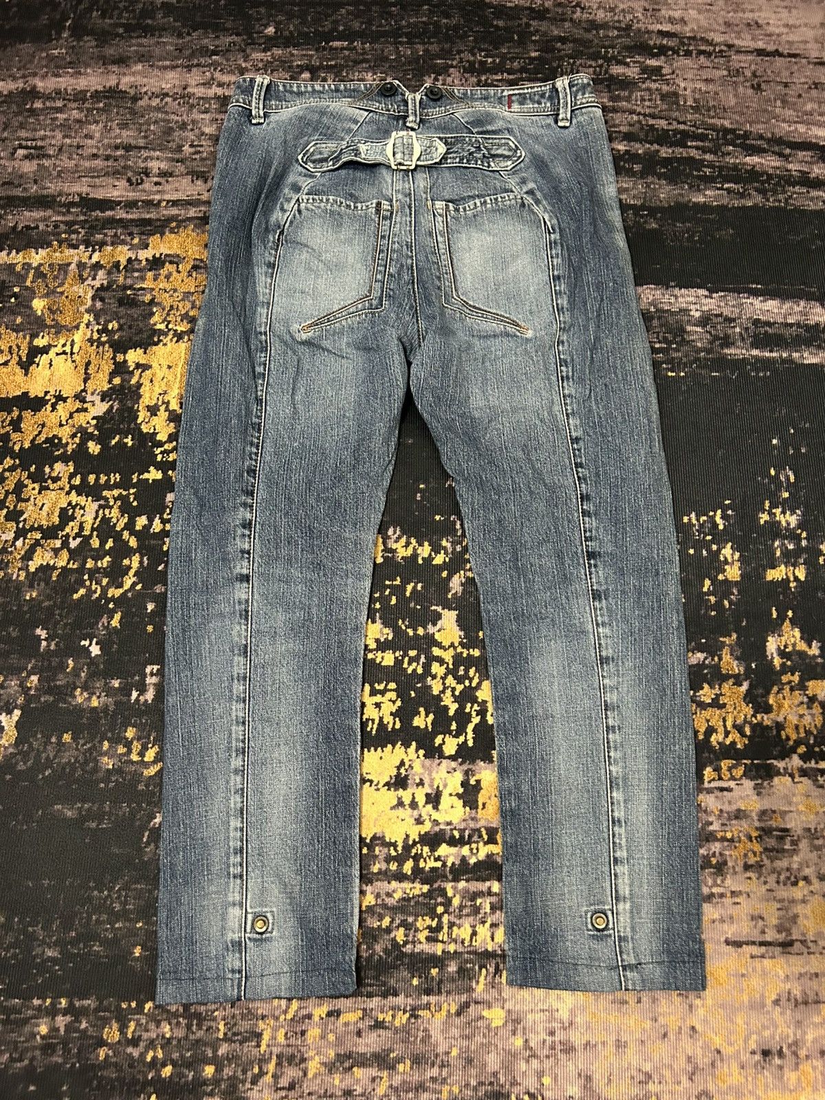Marithe + Francois Girbaud Vintage Marithe Francois Girbaud washed Jeans Size US 32 / EU 48 - 4 Thumbnail