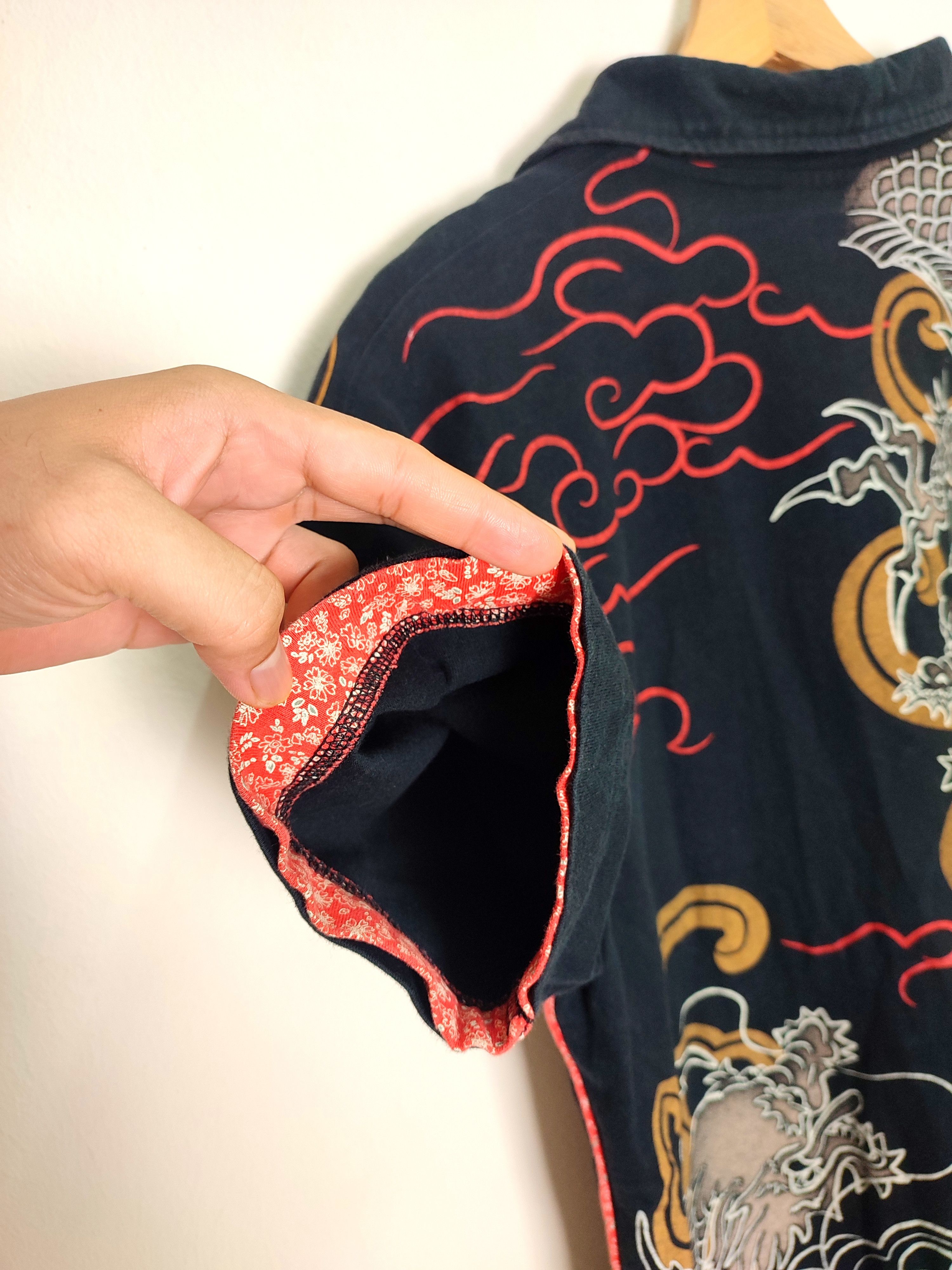 Japanese Brand Sukajan Dragon By Space Opera Shirts Size US L / EU 52-54 / 3 - 9 Thumbnail