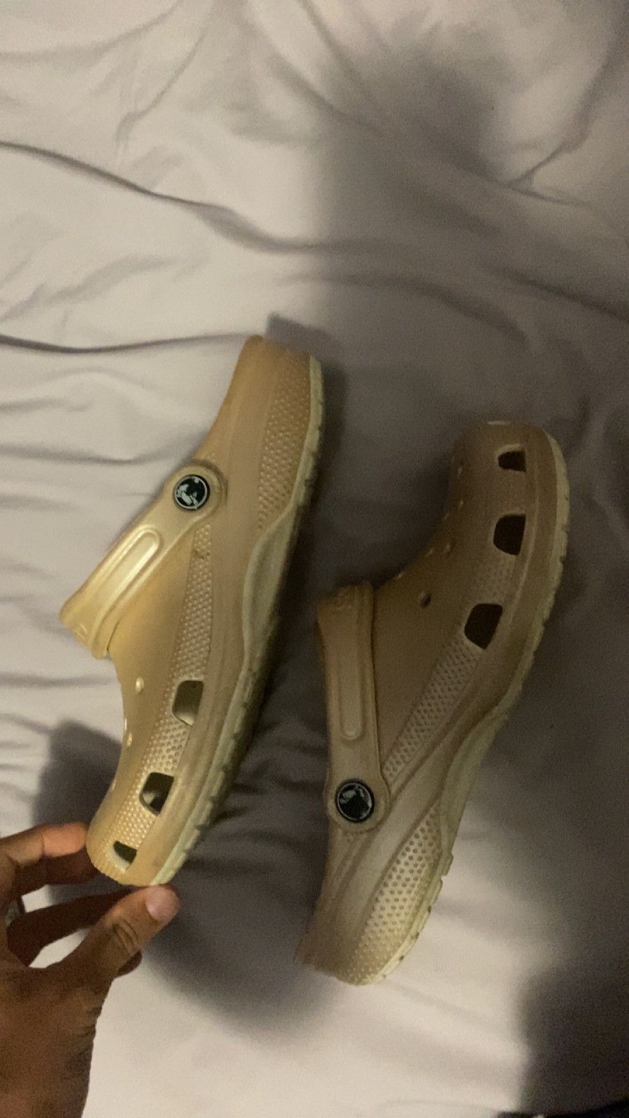 Crocs Rose gold/ light pink Crocs Size US 9 / IT 39 - 5 Thumbnail