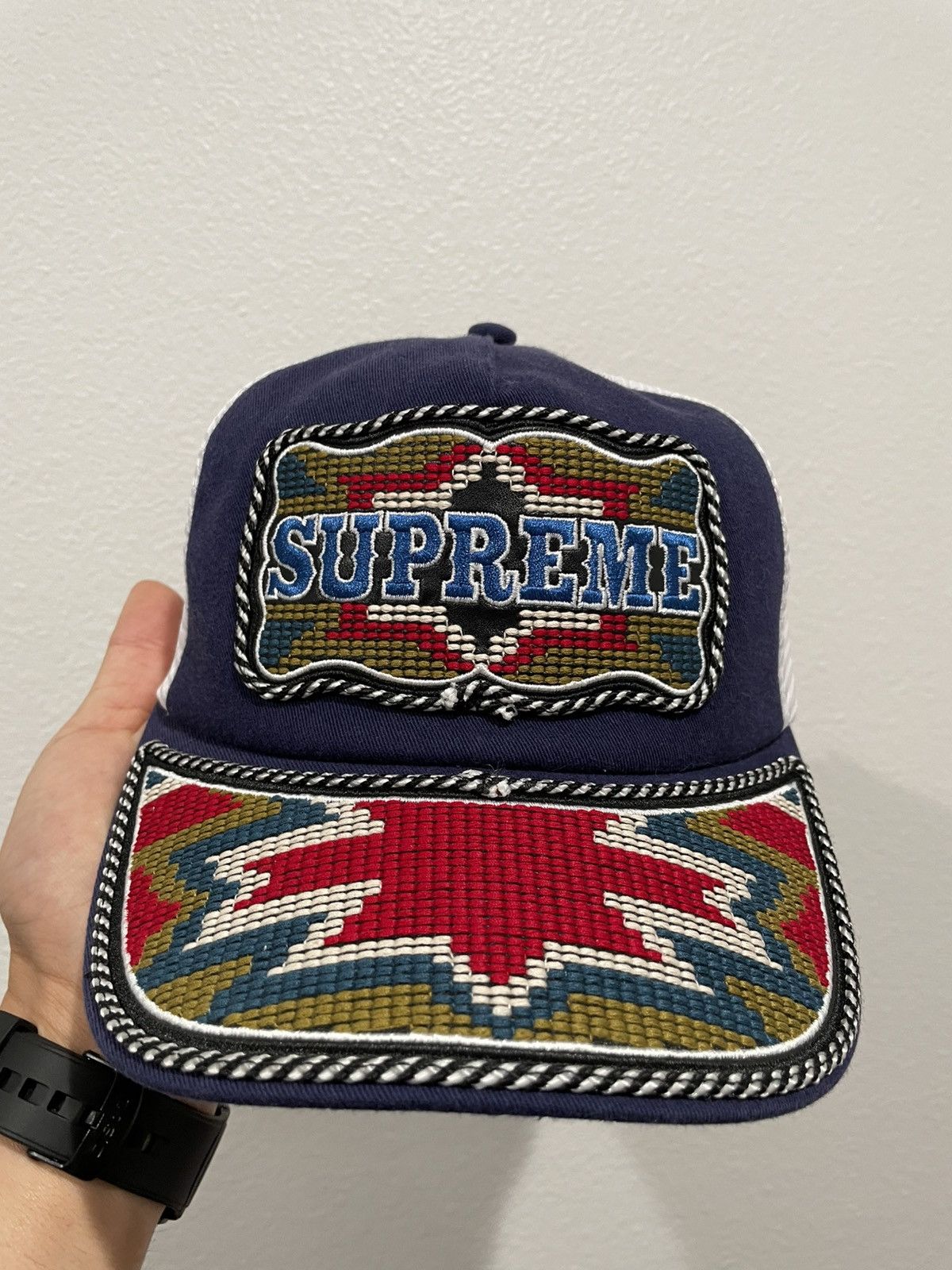 Supreme Supreme Western Embroidered Mesh Back 5-Panel | Grailed