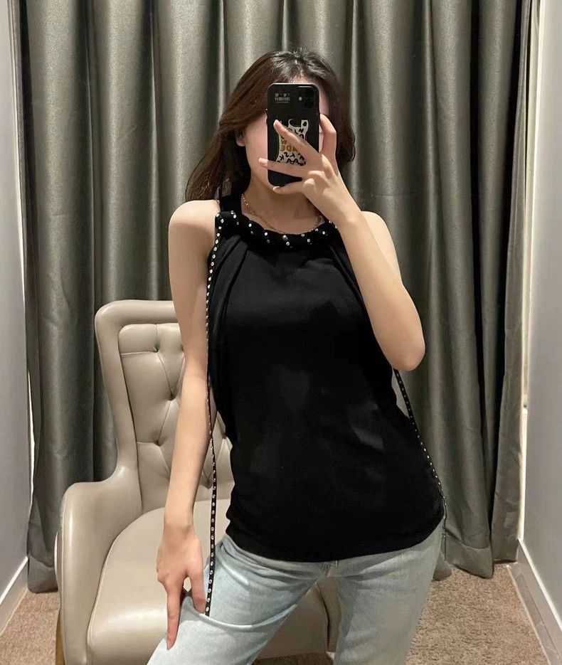 Loewe Loewe Black sleeveless top Size XS / US 0-2 / IT 36-38 - 1 Thumbnail