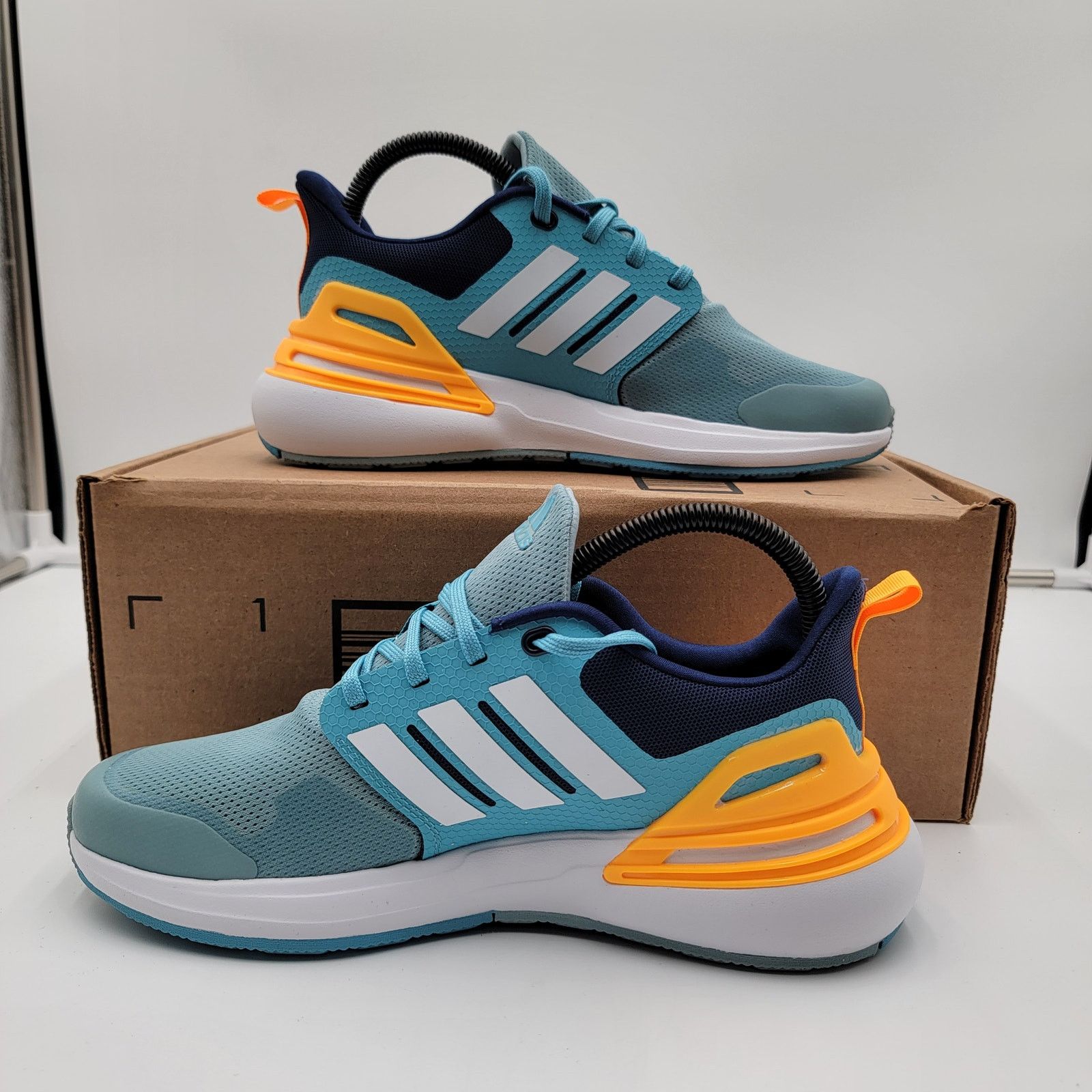 Adidas Adidas Mens RapidaSport Blue Running Shoes Sz 5 HP6126 (140) Size US 5 / EU 37 - 2 Thumbnail