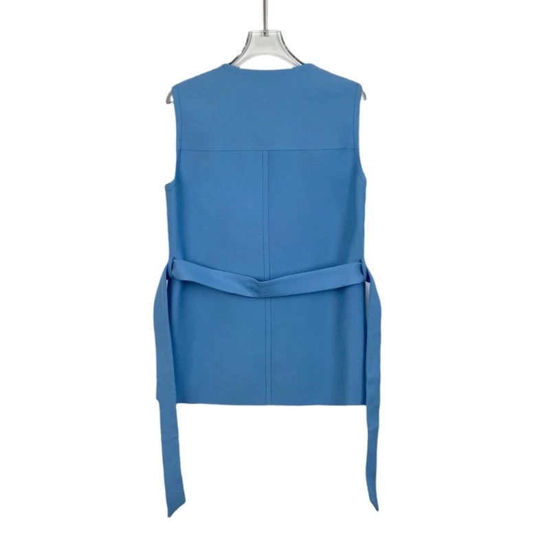 Gucci Gucci Blue multi-pocket wool single-breasted belt vest 250 Size US XS / EU 42 / 0 - 2 Thumbnail
