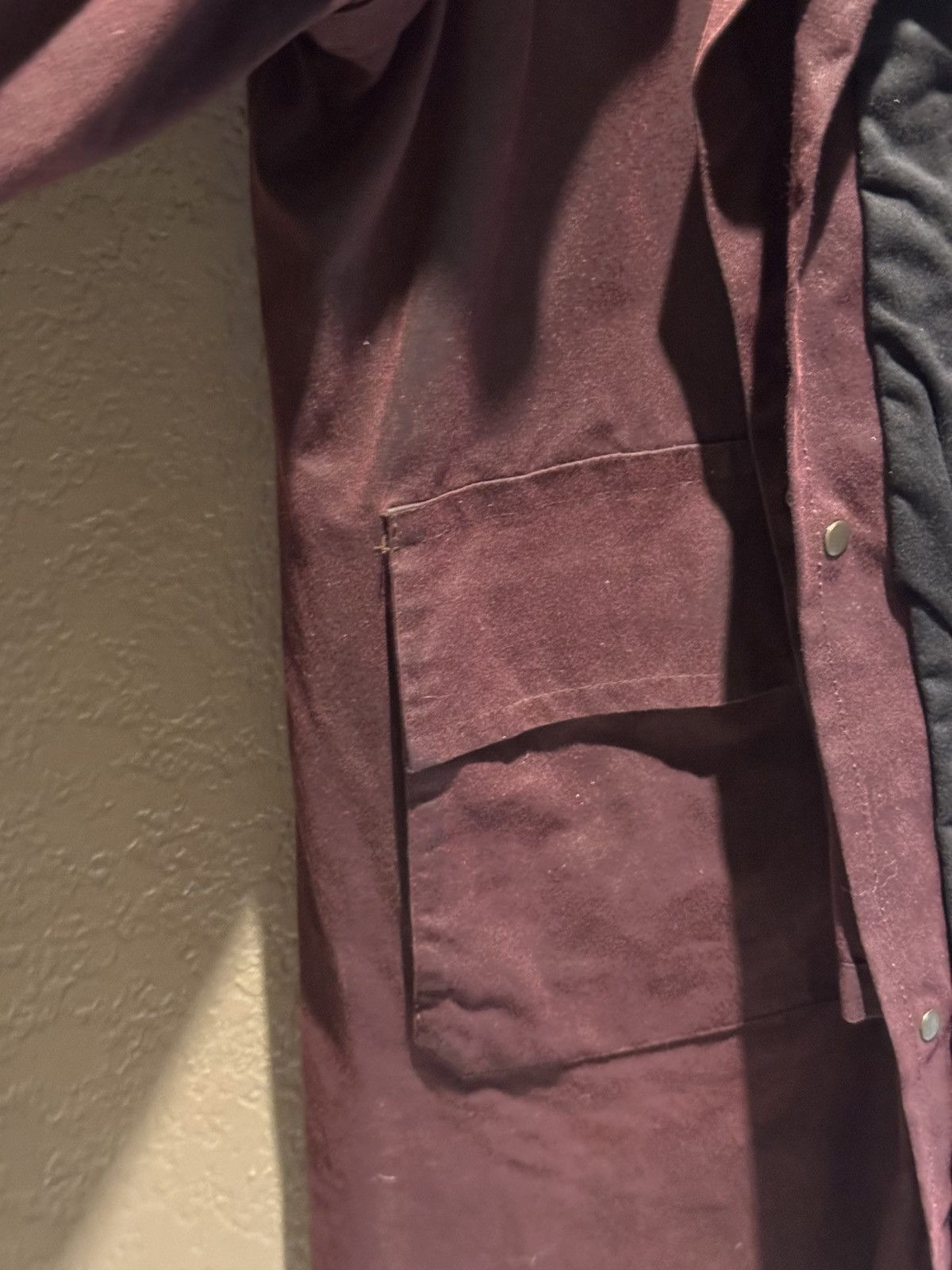 Other Vintage Burgundy Maroon Red Koolah Trench Coat Parka Long Size US L / EU 52-54 / 3 - 3 Thumbnail