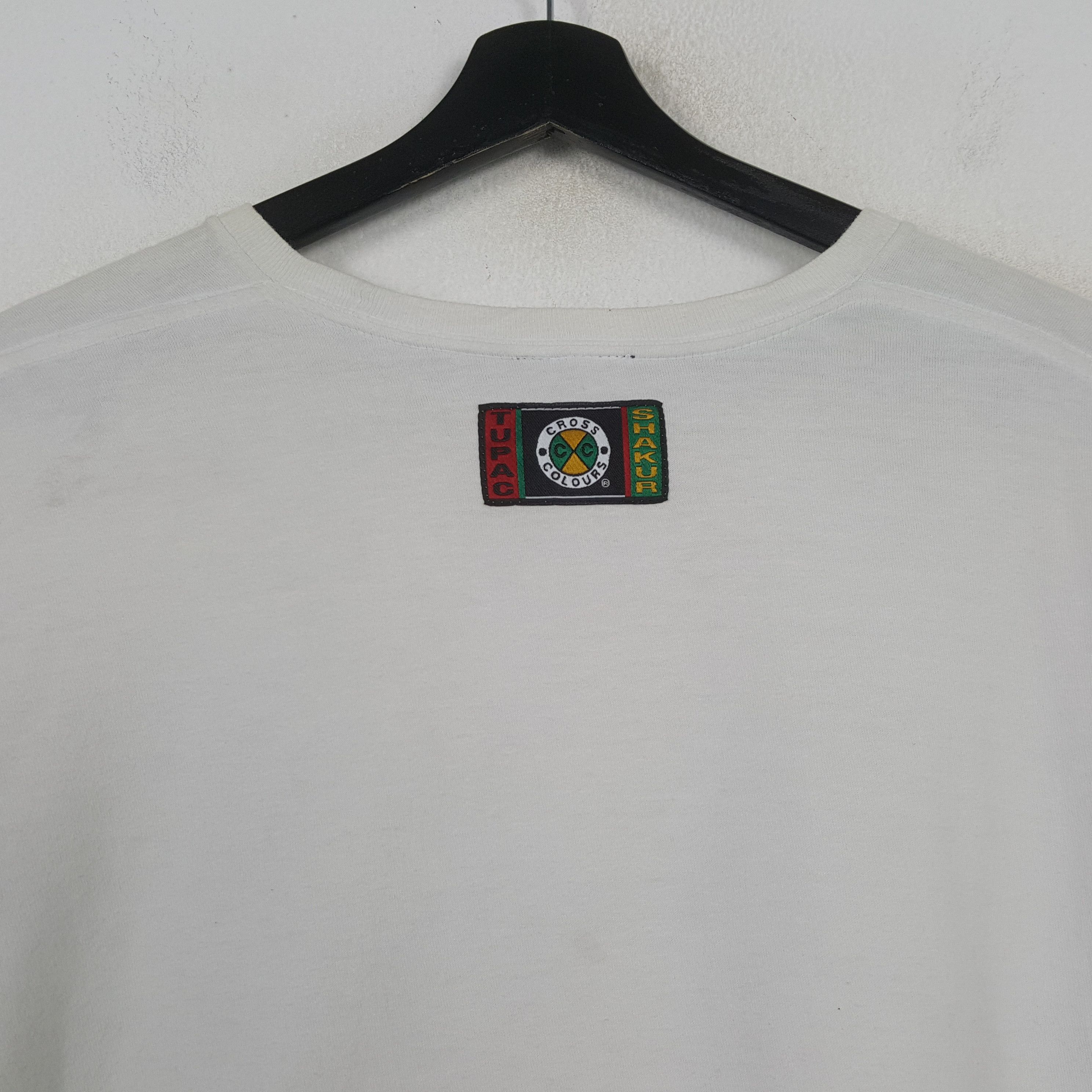 Rap Tees TUPAC SHAKUR X Cross Colours Streetwear Tshirt 31 Size US XL / EU 56 / 4 - 4 Thumbnail