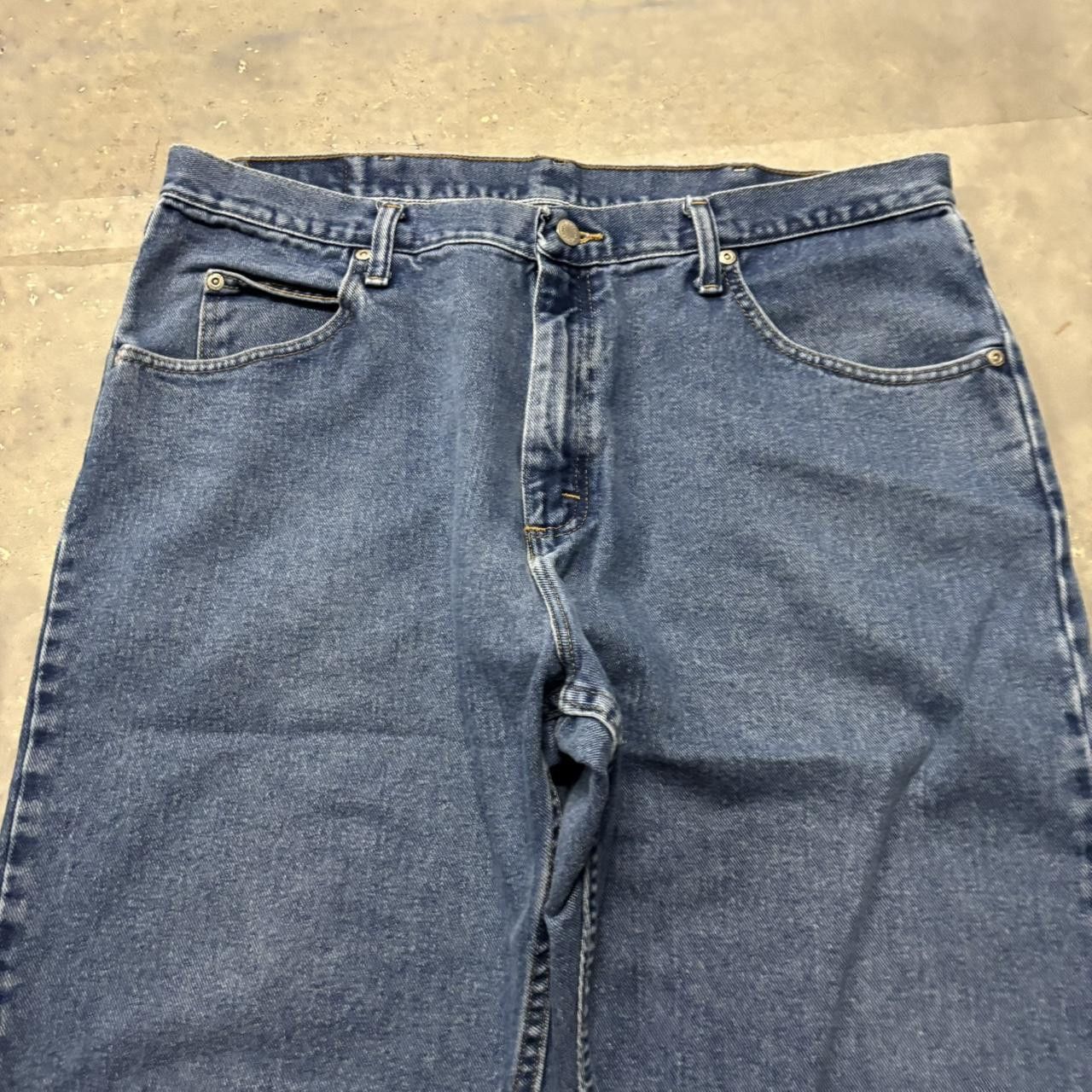 Japanese Brand × Vintage Crazy Vintage Y2K/2000s Blue Wash Essential Denim Jeans! Size US 36 / EU 52 - 5 Thumbnail