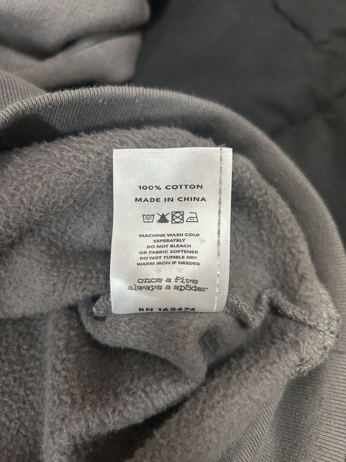 Sp5der Sp5der Punk v2 Hoodie Slate Grey Size US L / EU 52-54 / 3 - 7 Thumbnail