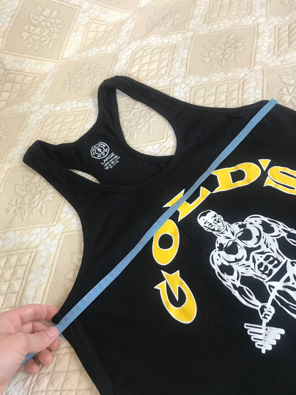 Vintage 🔥 Vintage Golds Gym Tank Top T Shirt USA Logo Sport Chief Size US L / EU 52-54 / 3 - 8 Thumbnail