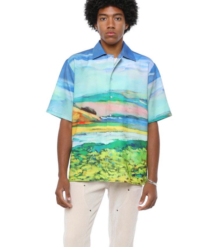 YITAI Yatai Los Angeles Designer Malibu Canyon Tencel Shirt Size M Size US M / EU 48-50 / 2 - 8 Thumbnail