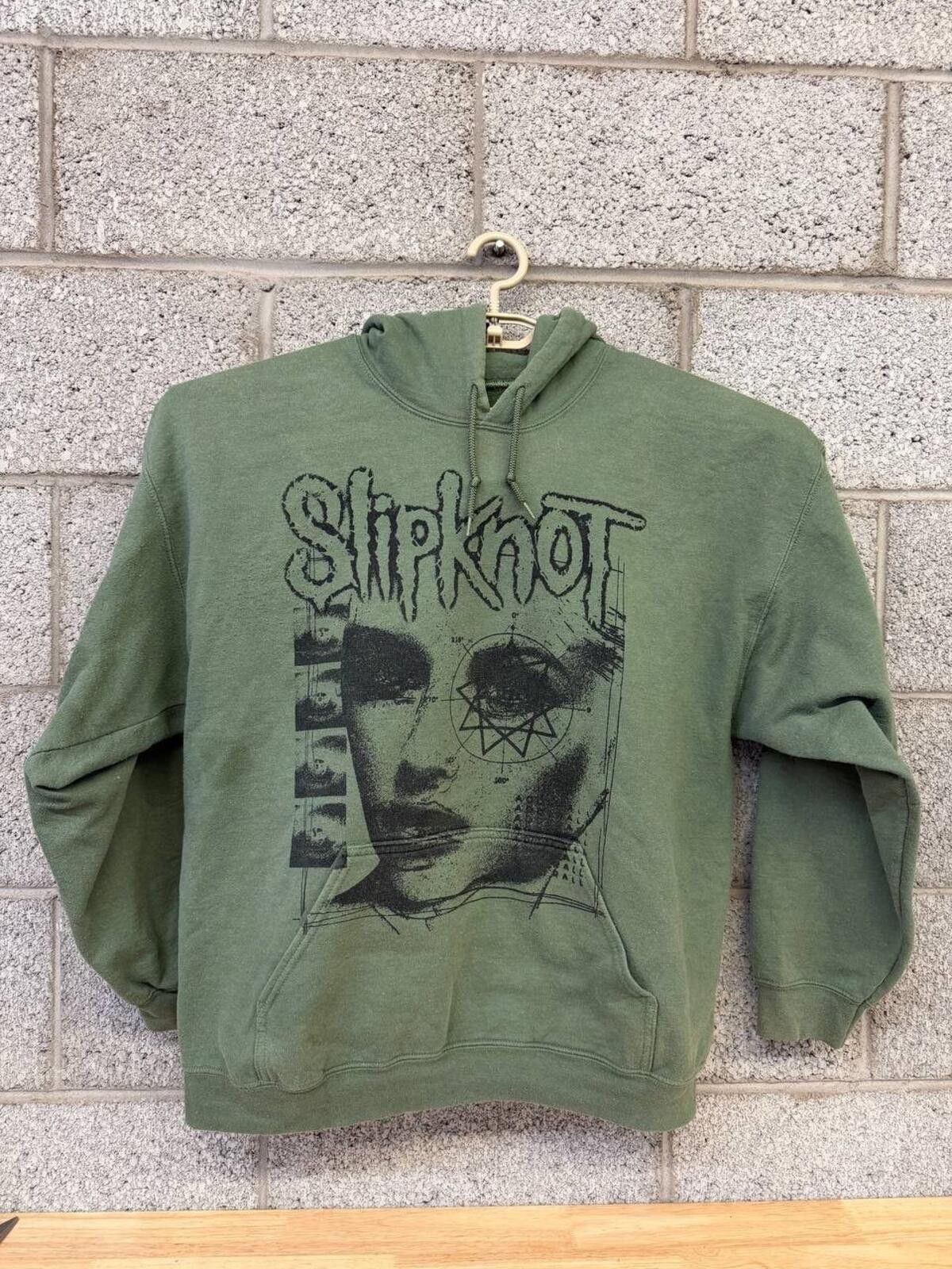 Other Slipknot Adderall Olive Green Band Hoodie Graphic XL Metal Size US XL / EU 56 / 4 - 1 Thumbnail