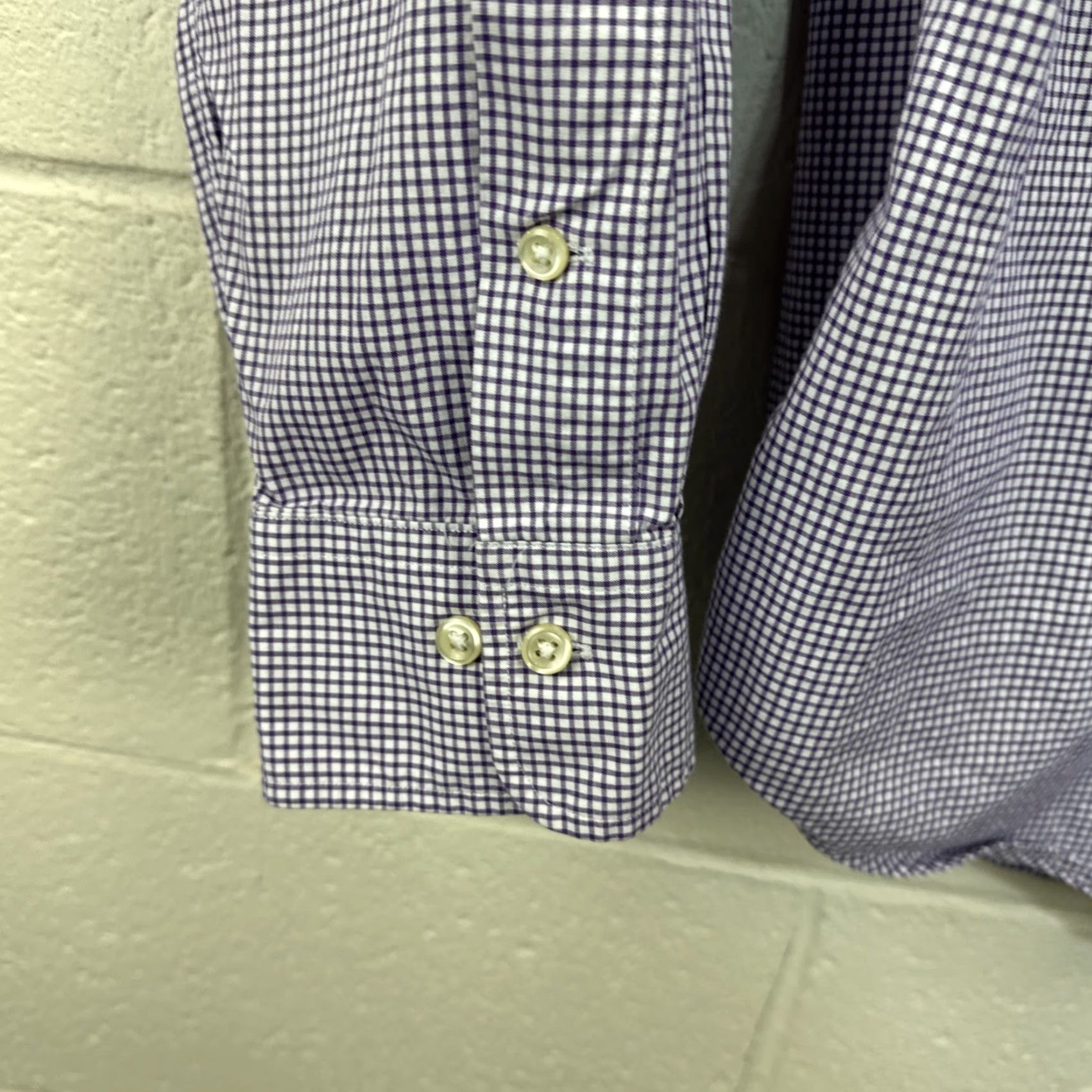 Polo Ralph Lauren Polo Ralph Lauren Dress Shirt Mens 18 36/37 Checkered Regent Classic Fit Long Sleeve Button-Down Collared Multicolor Size 48R - 6 Thumbnail