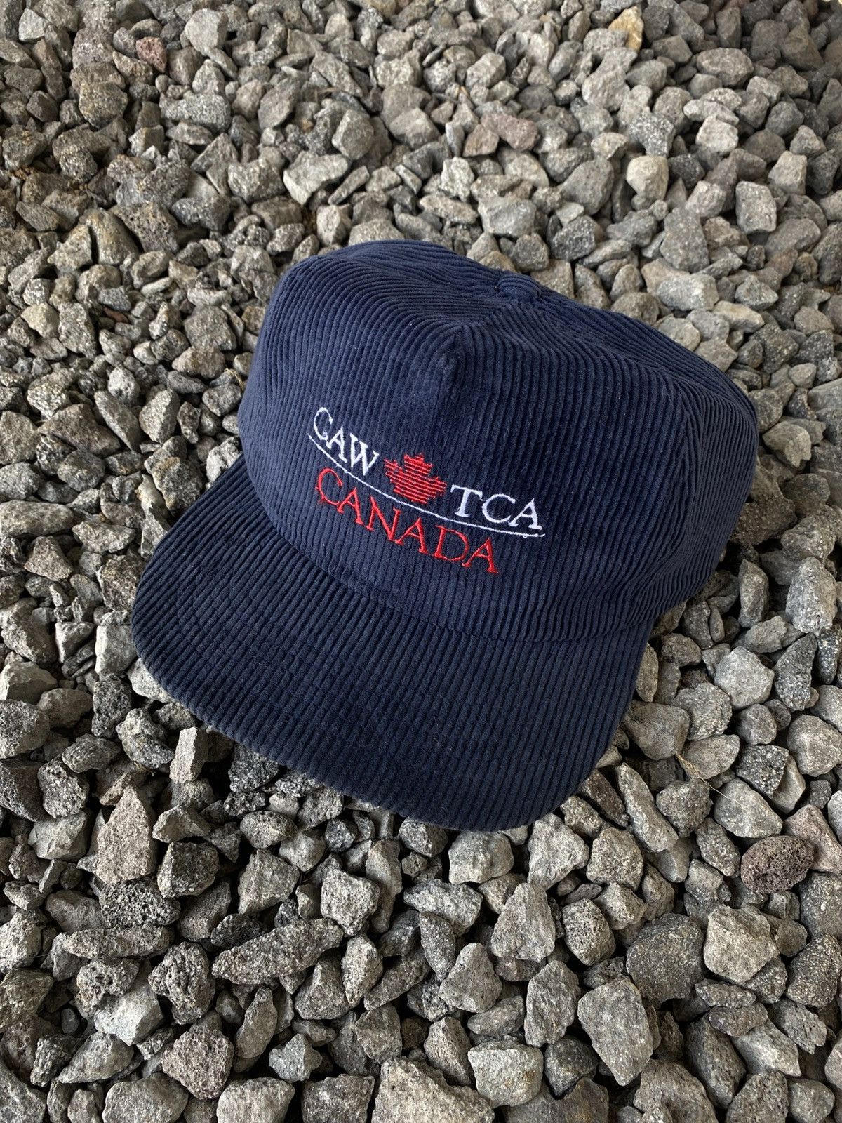 Vintage Vintage Caw Tca Canada Corduroy Snapback Hat Size ONE SIZE - 1 Thumbnail