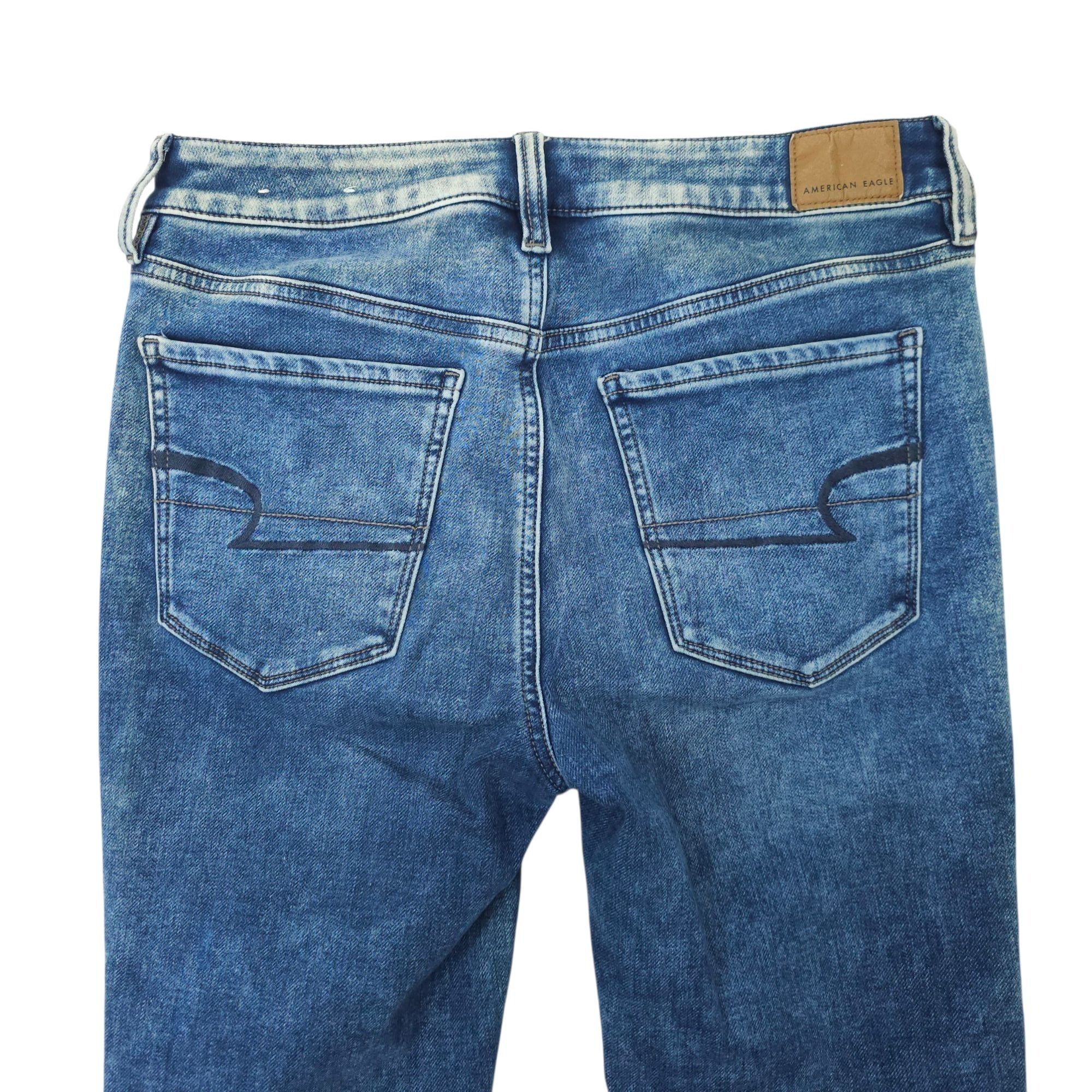 American Eagle Outfitters American Eagle Super Stretch Hi Rise Jegging Womens 8 Jeans Size 30" / US 8 / IT 44 - 11 Thumbnail
