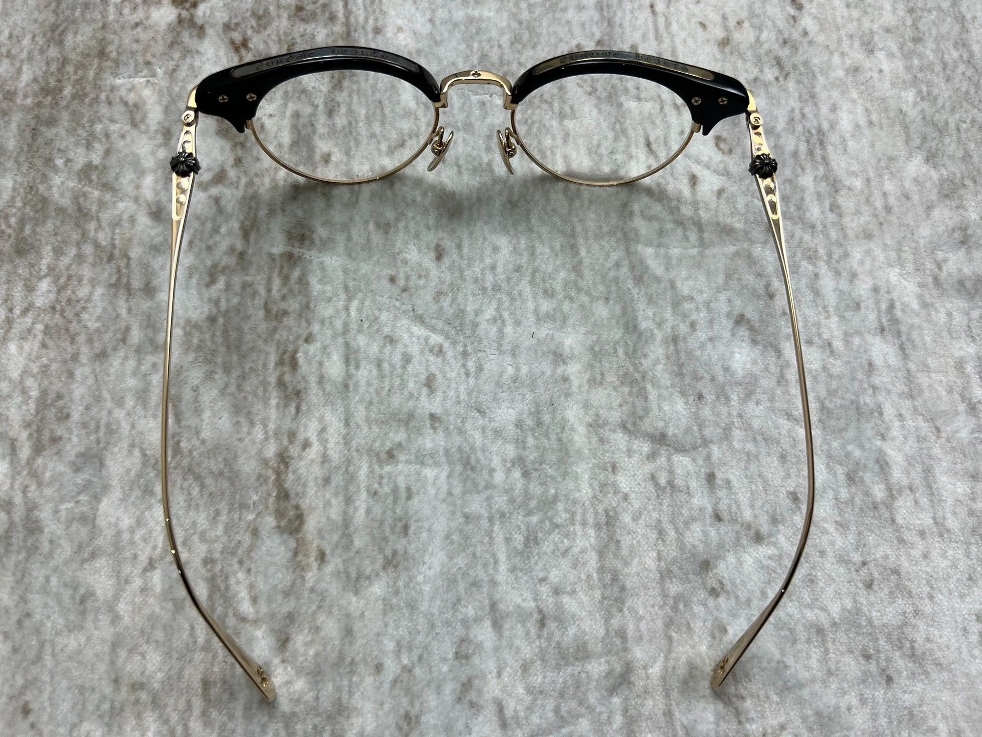 Chrome Hearts Chrome Hearts SLUNTRADICTION II Half-Rim Glasses B&G Size ONE SIZE - 6 Thumbnail