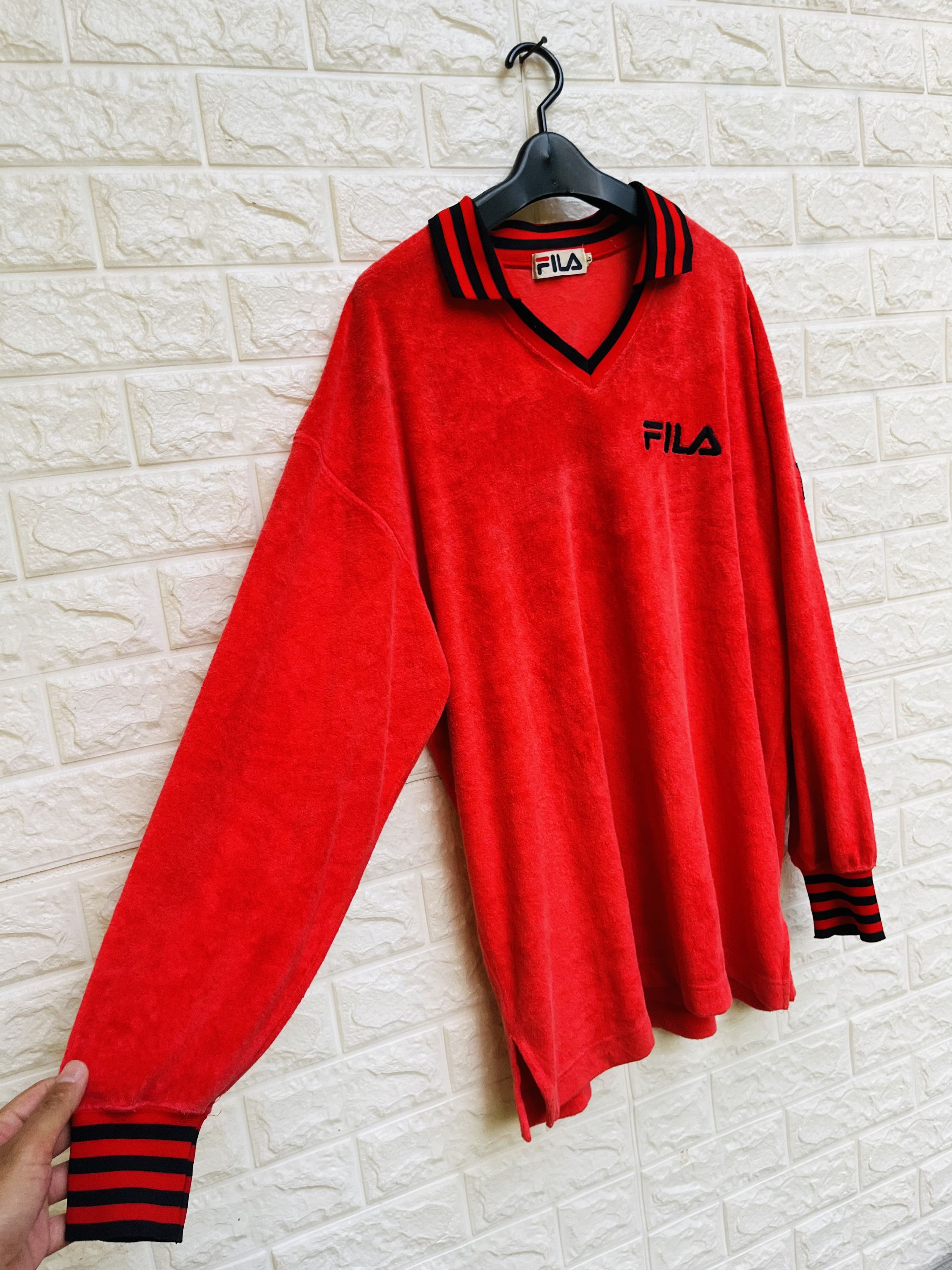 Fila × Vintage Vintage Fila Big Logo Japanese Designer Fashion Style Size US XL / EU 56 / 4 - 5 Thumbnail