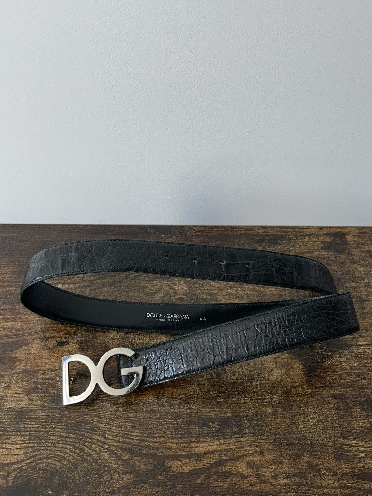 Dolce & Gabbana Dolce & Gabbana Leather Belt DG Metal Logo Luxury Size ONE SIZE - 3 Thumbnail
