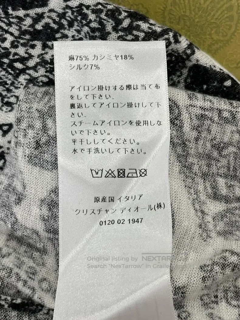 Dior Dior Black and white printed letter printed short-sleeved Size XS / US 0-2 / IT 36-38 - 6 Thumbnail