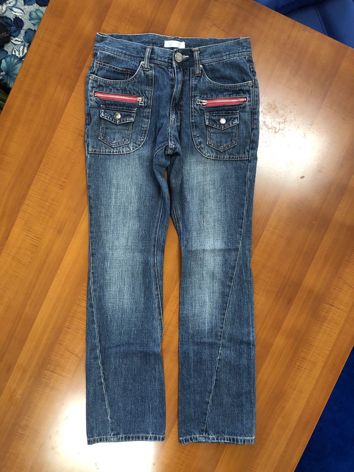 Japanese Brand Menz-Styles Streetwear Flare Jeans Size US 30 / EU 46 - 8 Thumbnail