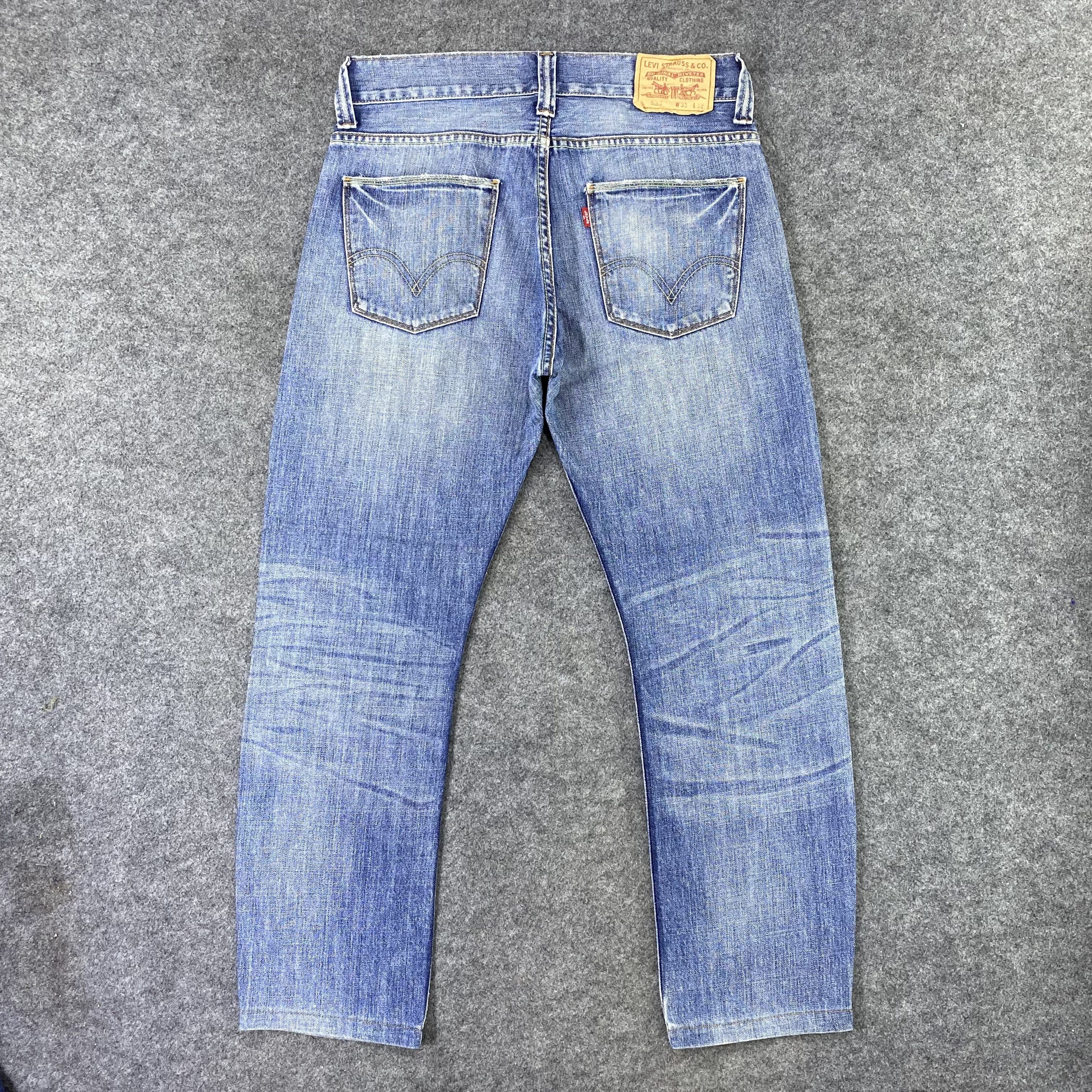 Jean × Levi's × Vintage Vintage Levis 523 Straight Blue Wash Jeans-J1144 Size US 32 / EU 48 - 4 Thumbnail