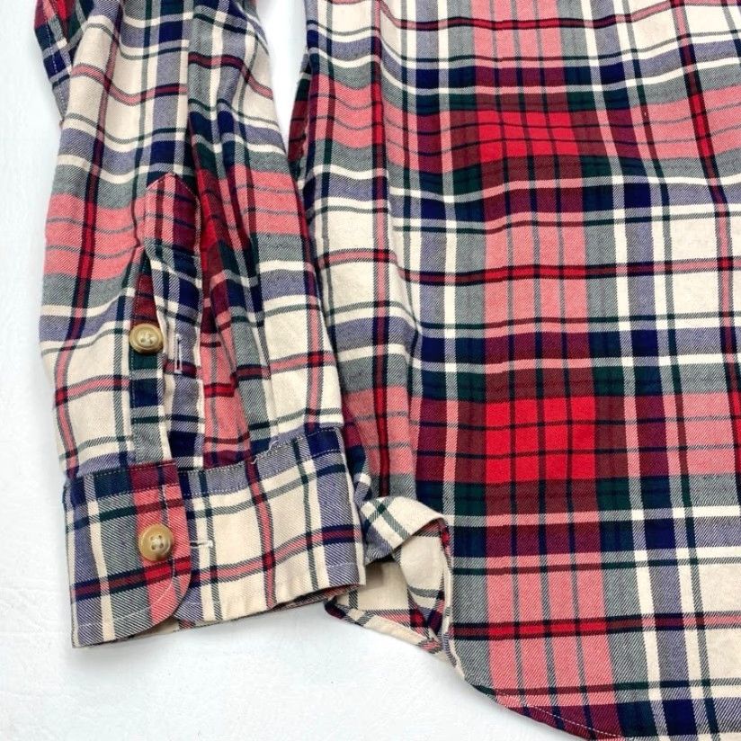 Ralph Lauren Ralph Lauren Flannel Shirt Men's Large Red Plaid Long Sleeve Button-Up Pockets Size US L / EU 52-54 / 3 - 4 Thumbnail