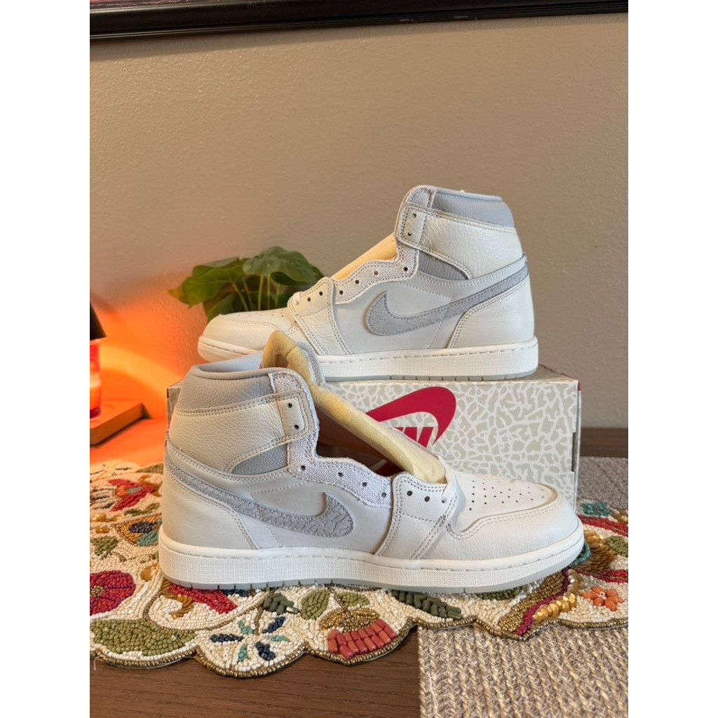 Jordan Brand × Nike Jordan 1 Retro High OG Elephant Sail University Red Neutral Size US 14 / EU 47 - 2 Thumbnail